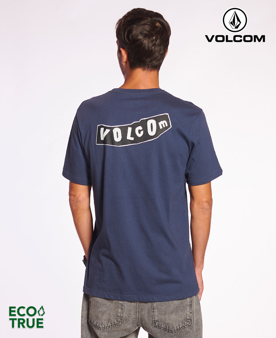 Volcom Skate Vitals T-Shirt for Men - Comfortable Blue Skateboard Shirt | Perfect for Skateboarding, Streetwear & Casual Outfits