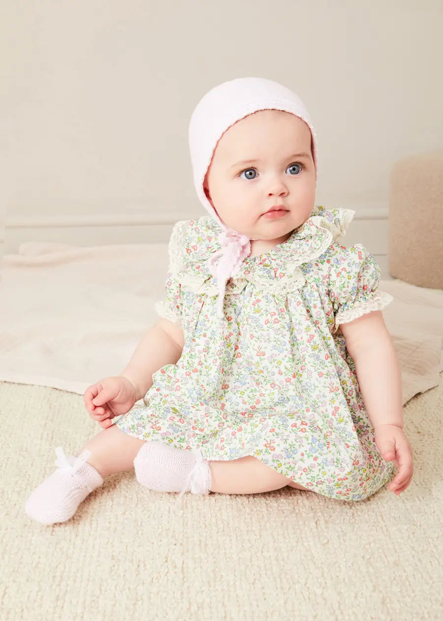 The Cordelia Dress - Elegant Newborn Baby Girl Outfit for Special Occasions | Perfect for Christenings, Photoshoots & Family Gatherings