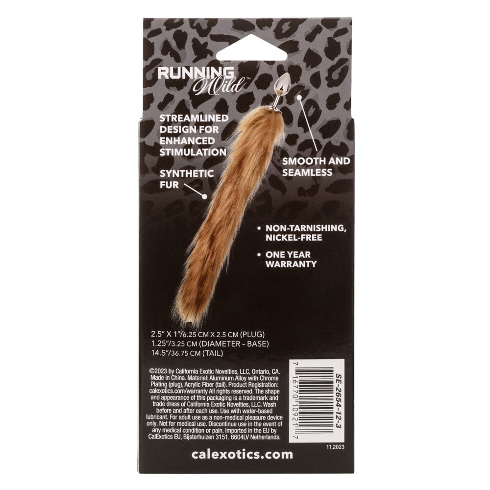 Wild Tail Butt Plug - Exotic Pleasure Toy for Sensual Play & BDSM, Perfect for Couples & Adult Fantasy Roleplay
