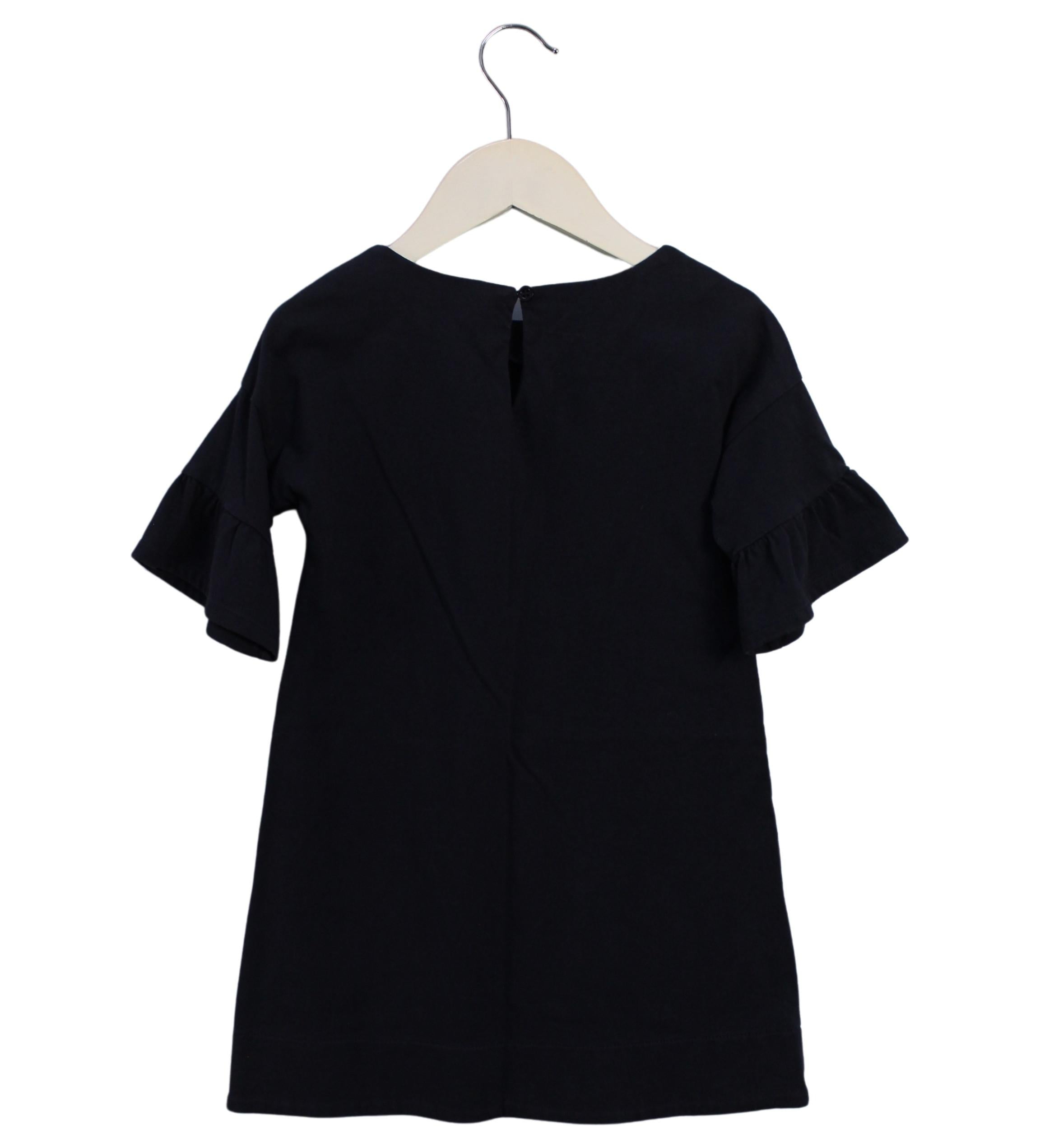 Armani Short Sleeve Dress for Girls 4T | Fashionable Cotton Summer Dress | Perfect for Birthday Parties, School Events & Family Outings