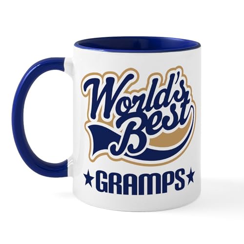 White/Navy Inside - Worlds Best Gramps Mug