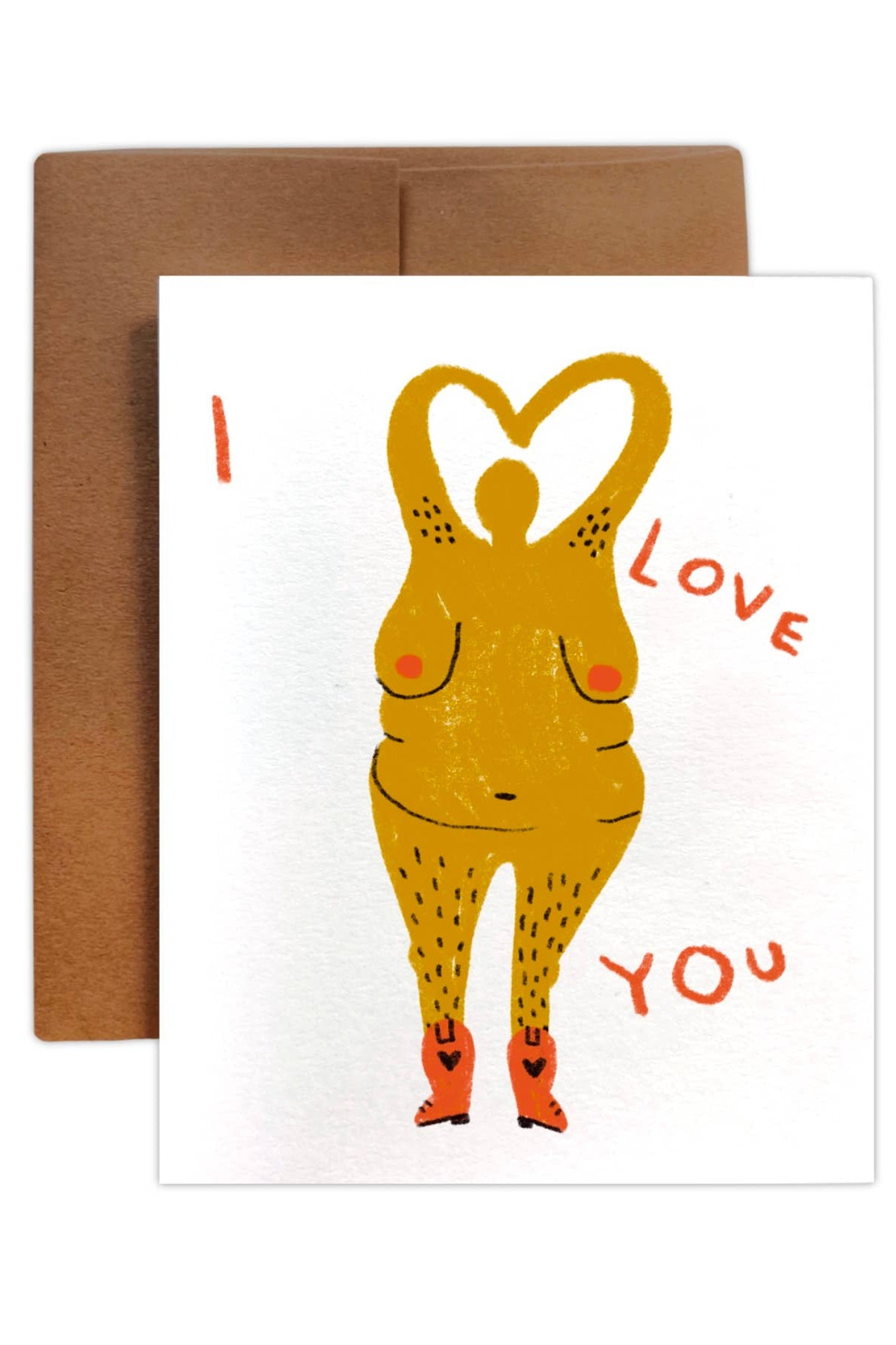 I Love You Cowgirl Greeting Card - Western Cowgirl Themed Love Card for Girlfriend, Wife, or Partner - Perfect for Valentine's Day, Anniversary, or Birthday