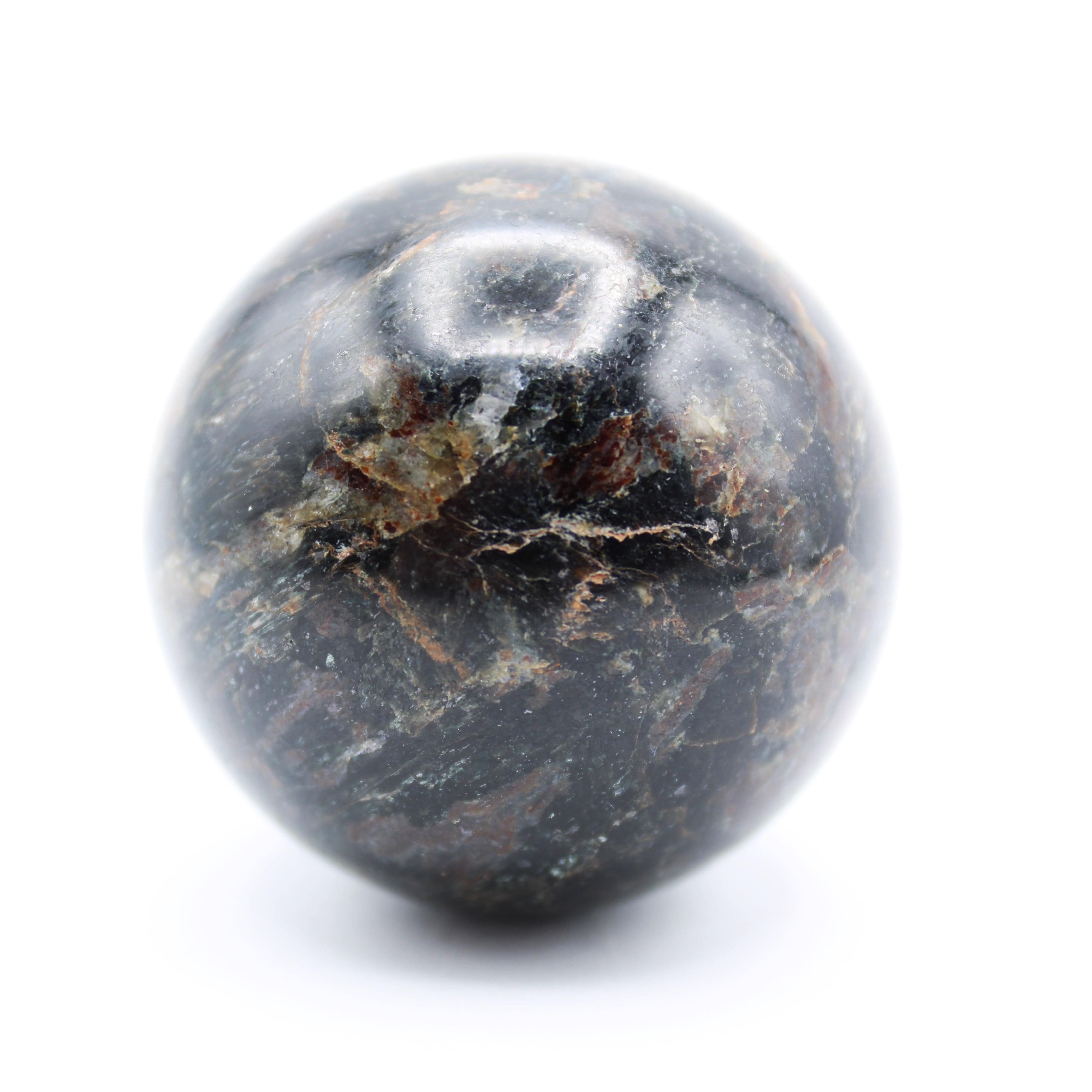 Natural Astrophyllite Sphere - Healing Crystal for Meditation, Energy Work & Spiritual Growth - Perfect for Home Decor, Yoga & Reiki