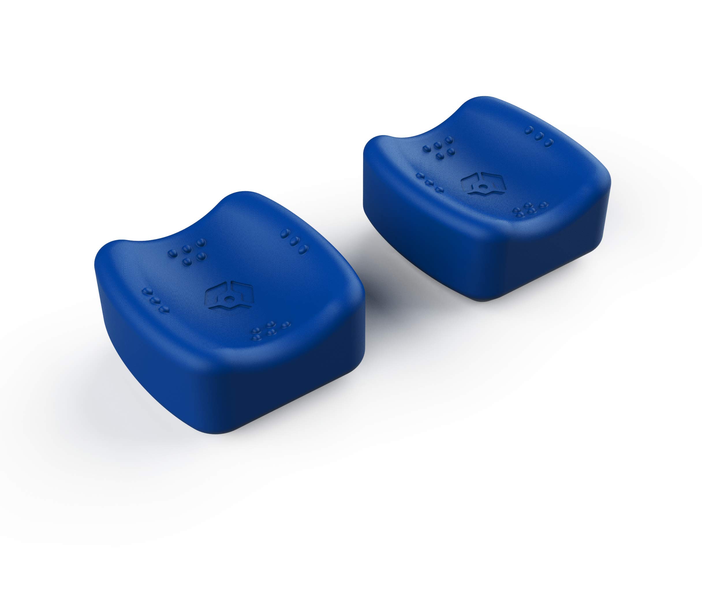 Gioteck STG PS5 Silicone Thumb Grips for Playstation 5 Controller - Non-Slip, Enhanced Grip & Aim Assist - Blue (Perfect for FPS Gaming & Long Play Sessions)