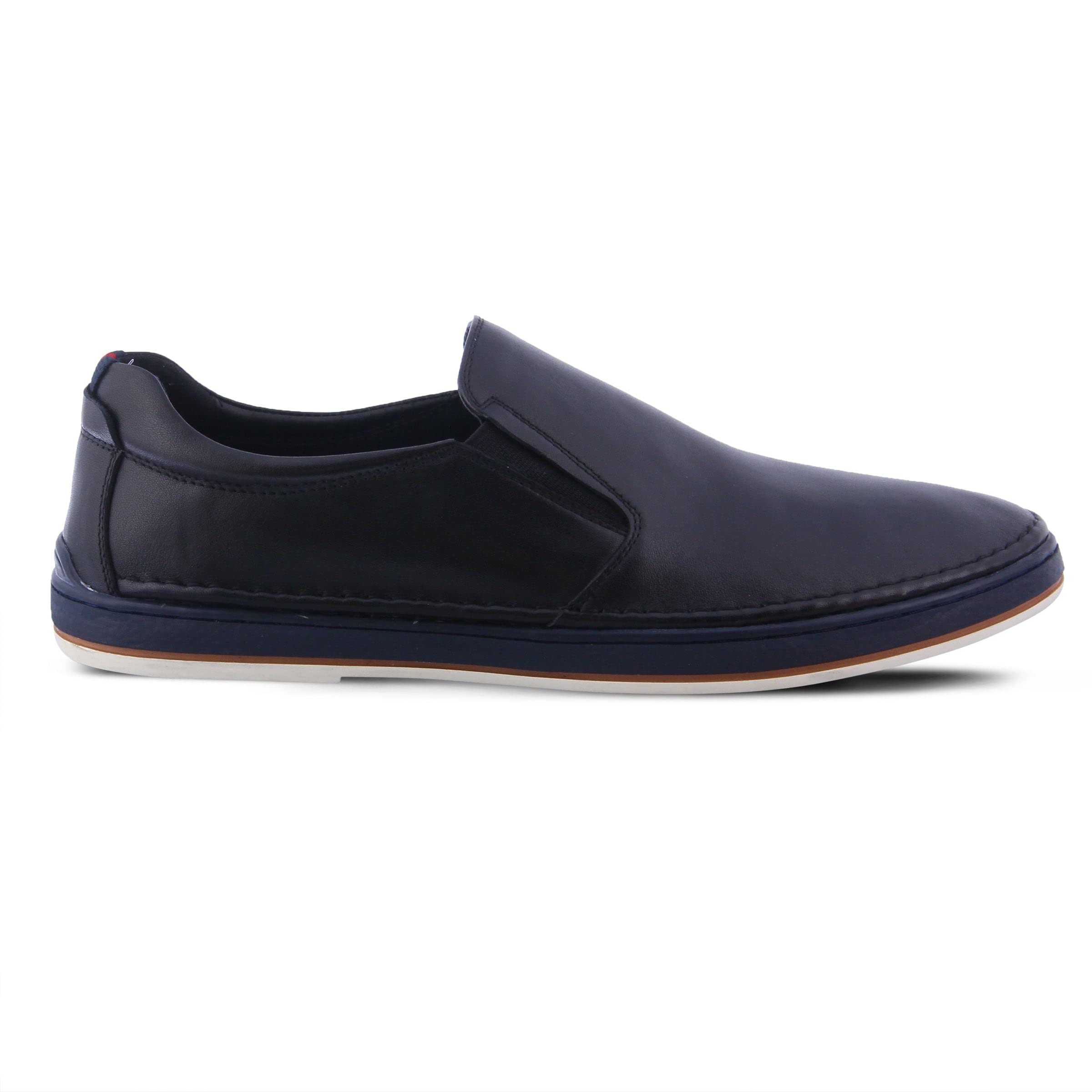 Spring Step Men's Lugano Slip-On Comfort Shoes - Casual Loafers for Walking, Work & Travel - Breathable Lightweight Slip-On Shoes for Men