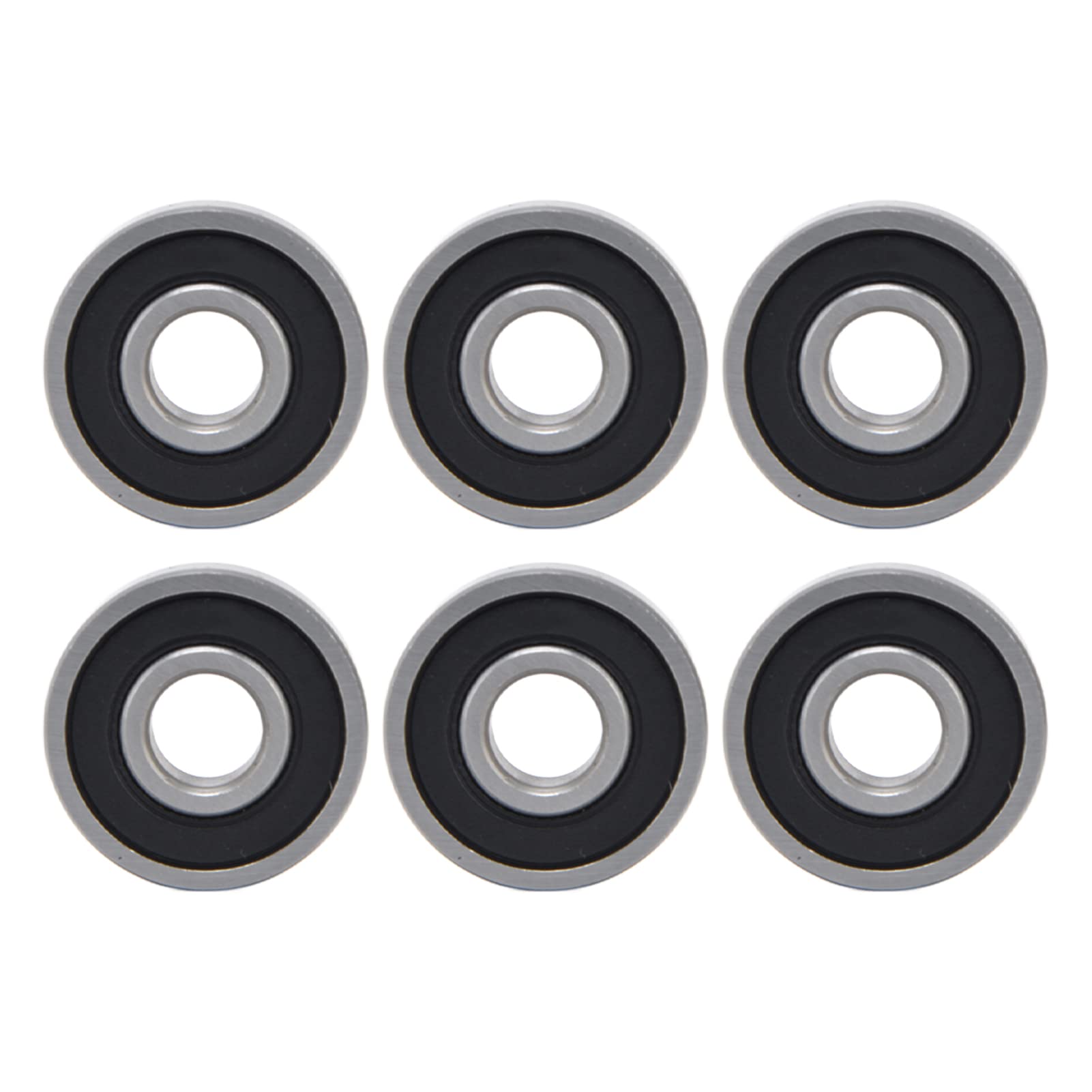 High-Speed 6202 Rubber Sealed Deep Groove Ball Bearings - 10PCS, Extra Light Steel for 3D Printers, Skateboards & Industrial Machinery - Perfect for Smooth Rotation in DIY Projects & Mechanical Applications