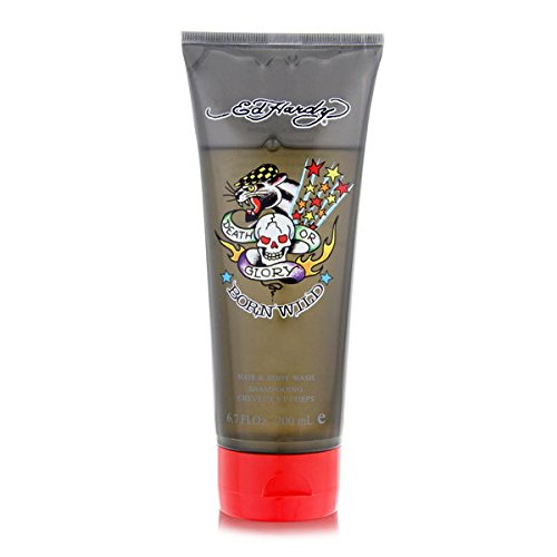 Born Wild by Christian Audigier Men's Body Wash - 6.7 Oz | Refreshing Shower Gel for Men with Bold Fragrance | Perfect for Daily Shower & Gym Bag Essentials