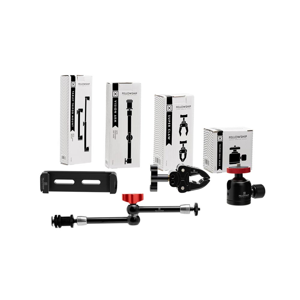 Fellowship Vision + Photo Arm Kit - Professional Photography & Videography Accessory for DSLR Cameras - Perfect for Vlogging, YouTube, and Live Streaming