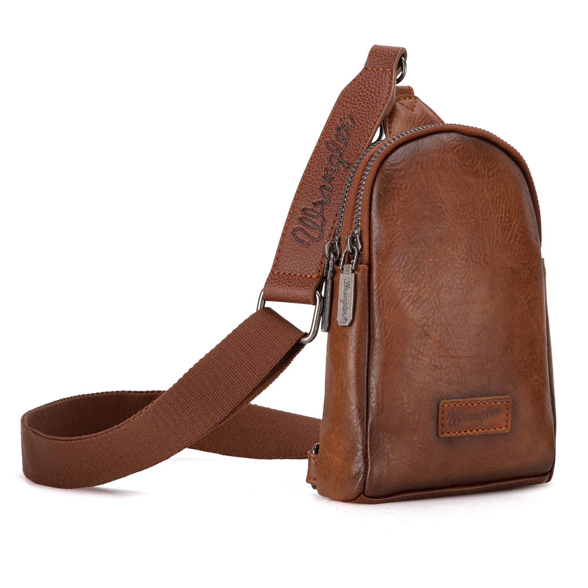 Wrangler Women's Crossbody Bag - Small Sling Bag & Chest Bag with Adjustable Strap - Perfect Gift for Travel, Shopping & Everyday Use