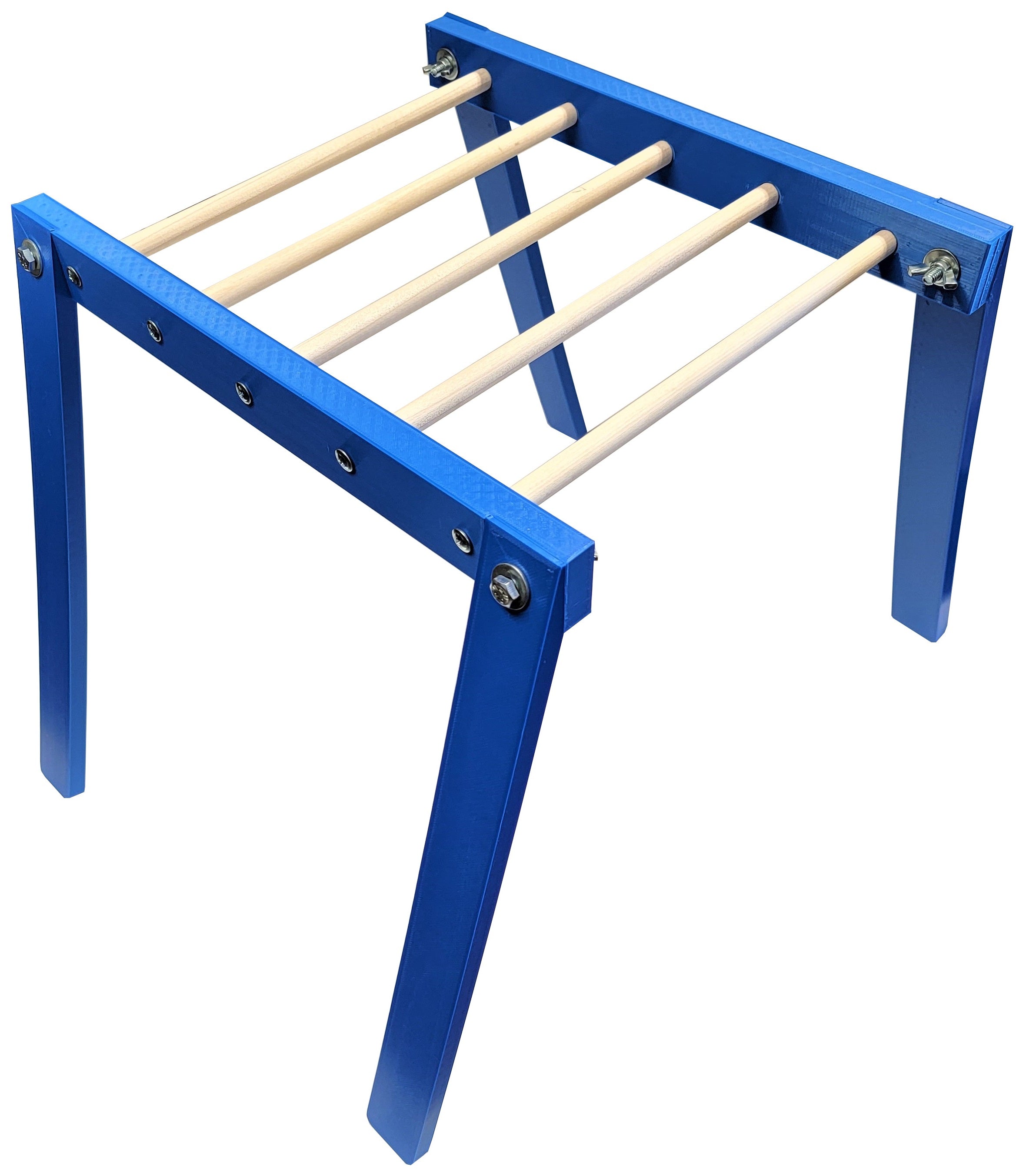 20.5 Inch Blue Chicken Monkey Bars - Durable Poultry Perch for Coops, Roosting & Climbing - Perfect for Backyard Chicken Coops, Duck Pens & Bird Cages