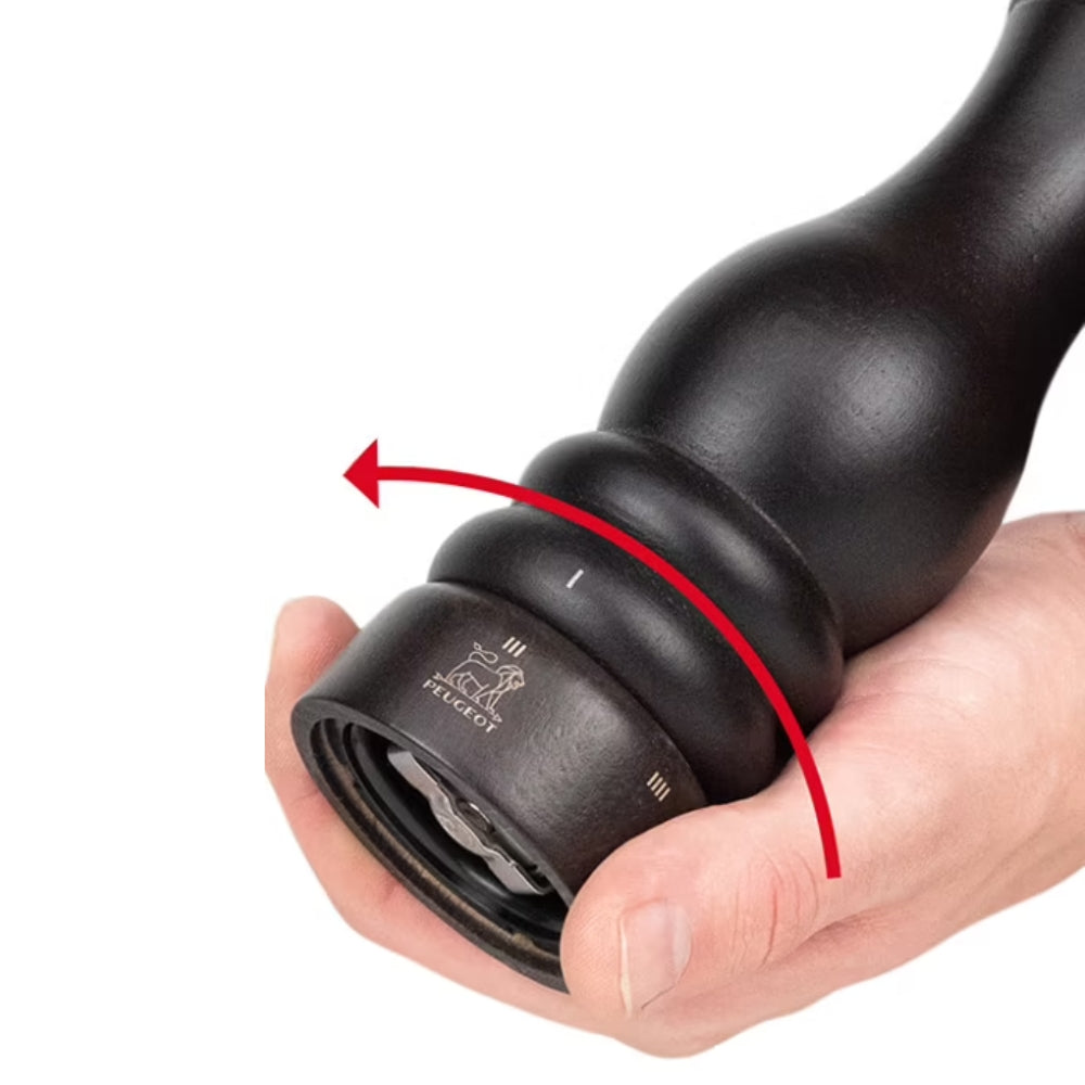 Peugeot Paris u'Select 5 Premium Salt Grinder - Adjustable Coarseness, Sleek Chocolate Finish - Perfect for Gourmet Cooking, Dining & Kitchen Decor