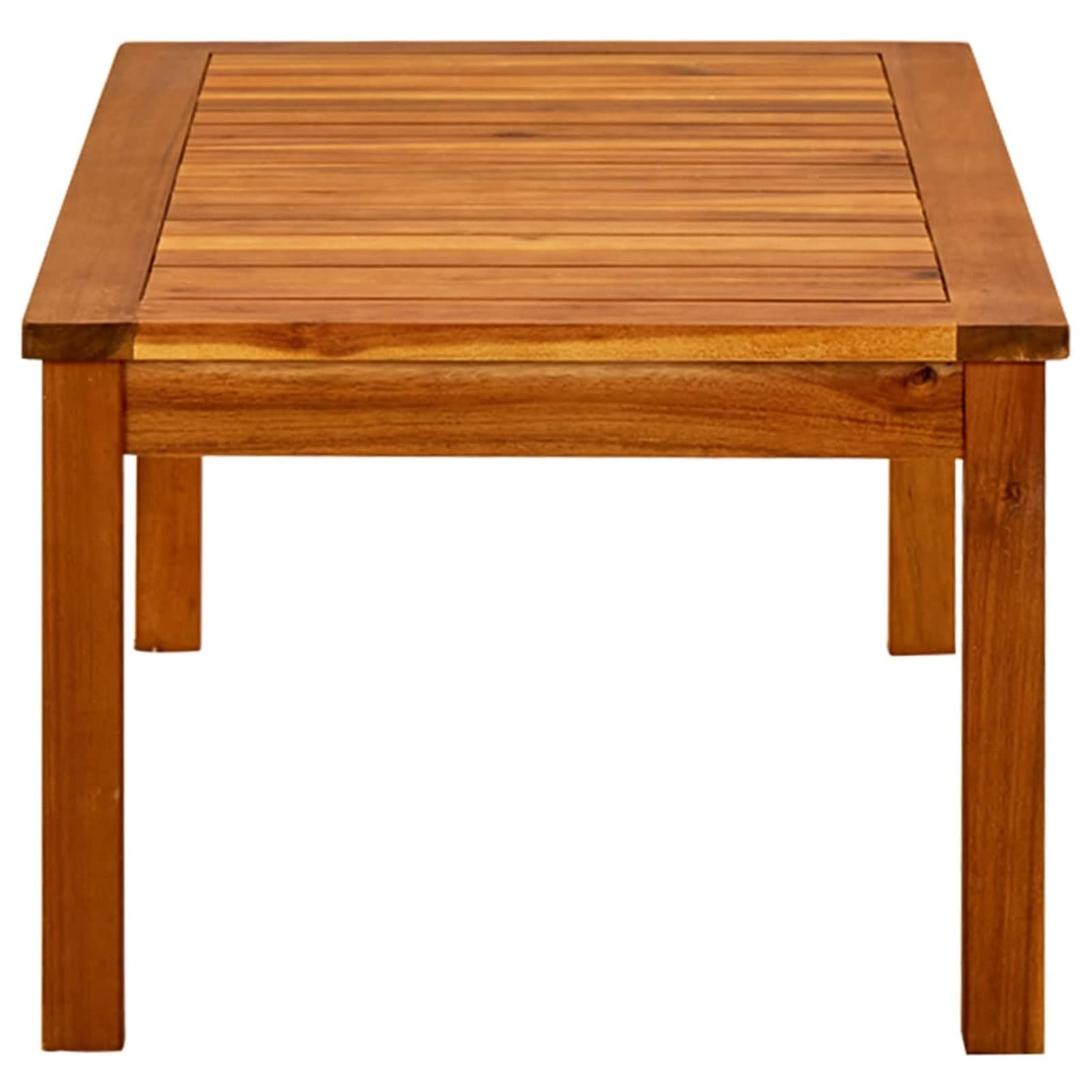 Premium Acacia Wood Outdoor Coffee Table - 35.4