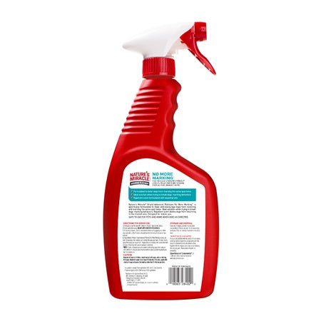 Advanced No More Marking Natural Dog Repellent Spray - Stop Urine Marking & Odors for Indoor/Outdoor Use | Safe & Effective Training Aid for Puppies & Adult Dogs
