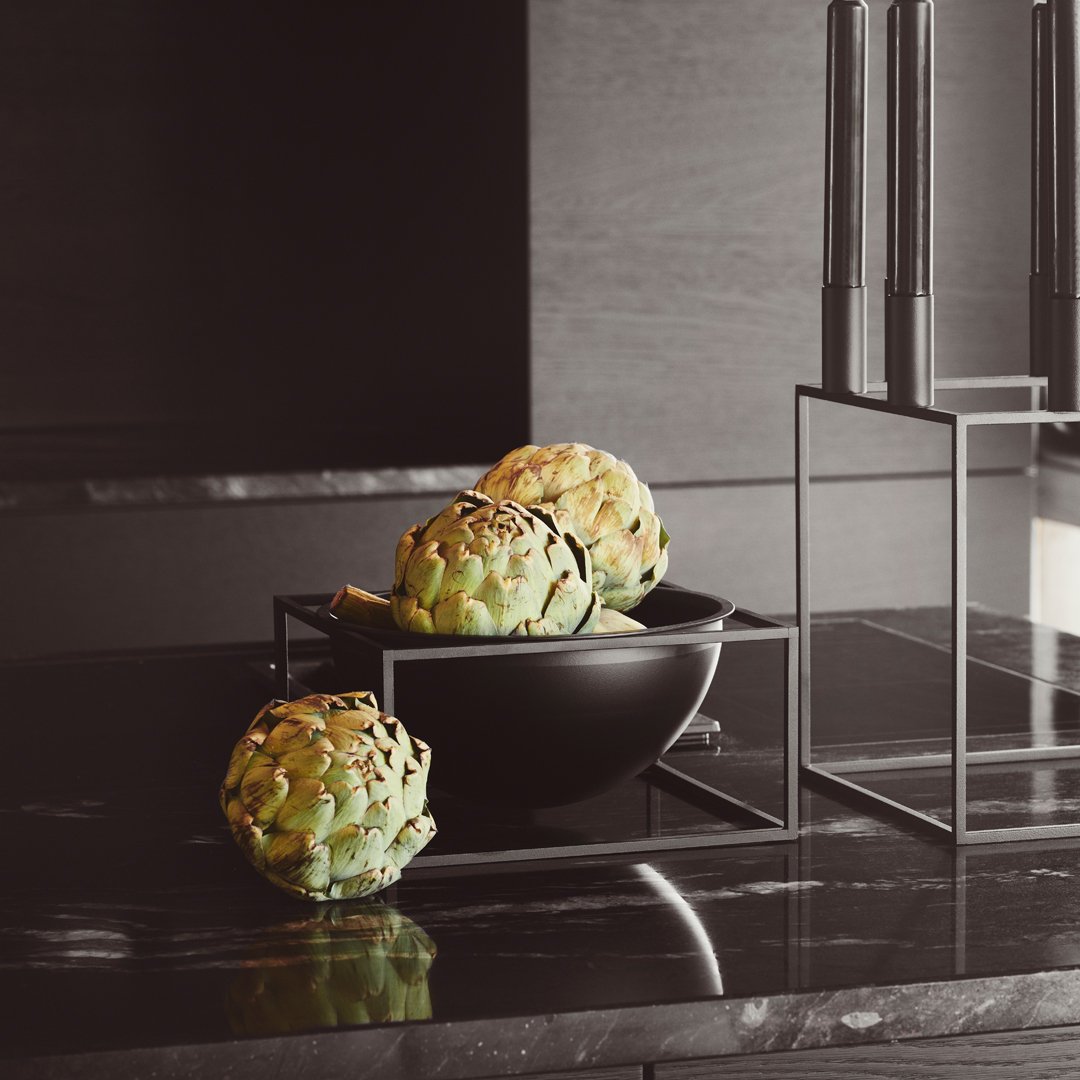 Kubus 8 Candle Holder - Modern Geometric Glass Candle Stand for Home Decor, Wedding Centerpieces & Romantic Dinner Ambiance