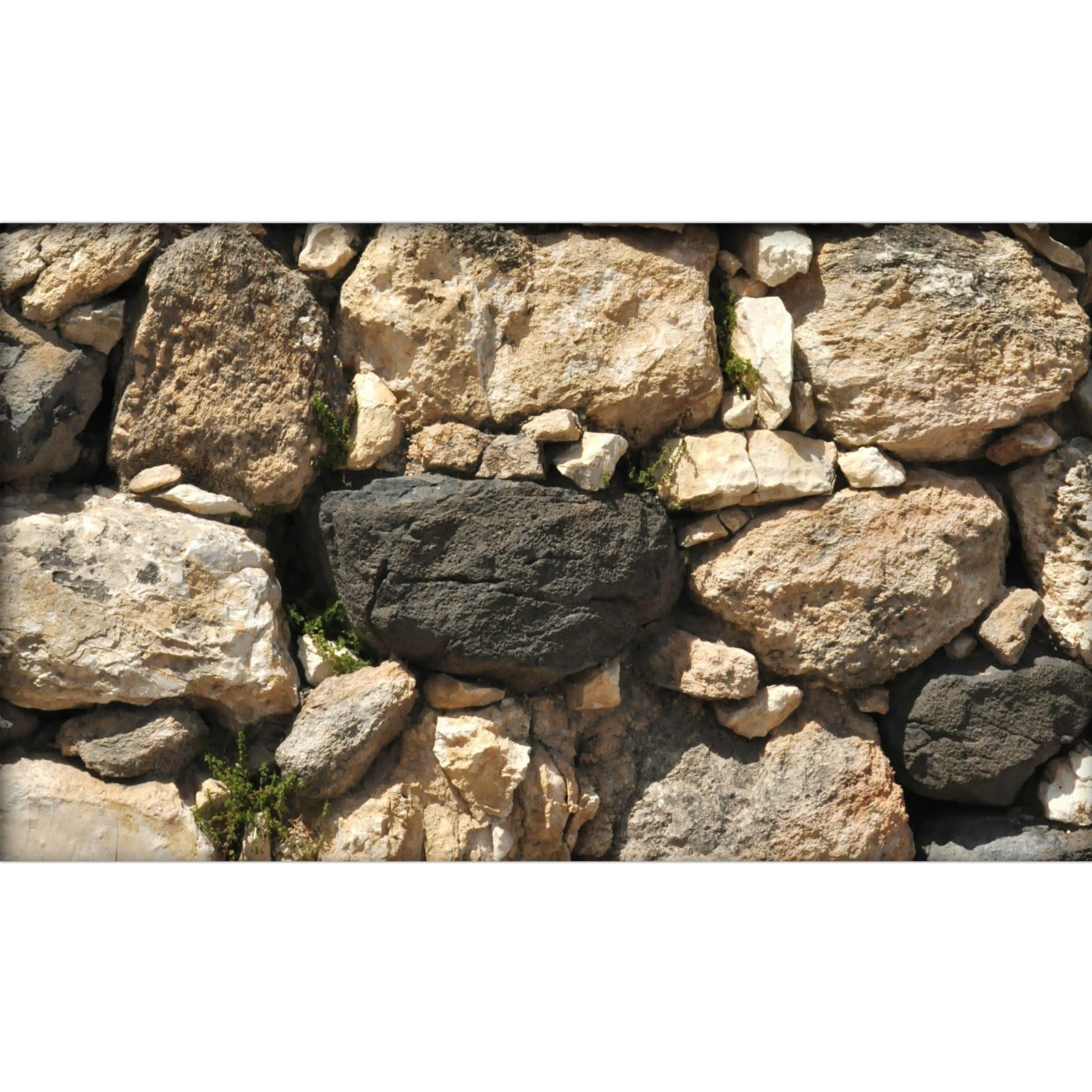 3D Aquarium Background Sticker - Thick Rock Wallpaper for Fish Tanks (32
