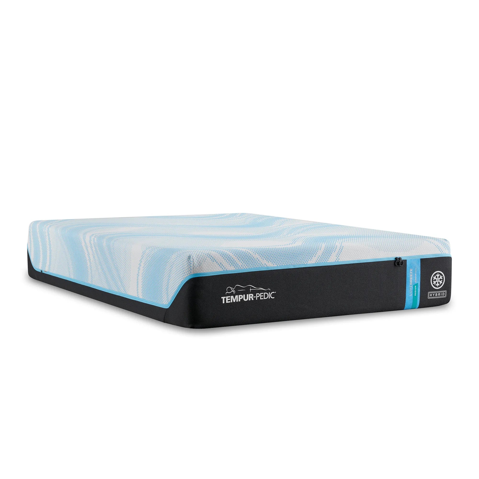 Tempur LuxeBreeze® Medium Hybrid Mattress - Cooling Gel Memory Foam & Pocketed Coils for Back Support - Perfect for Hot Sleepers & Pressure Relief in Bedroom or Guest Room