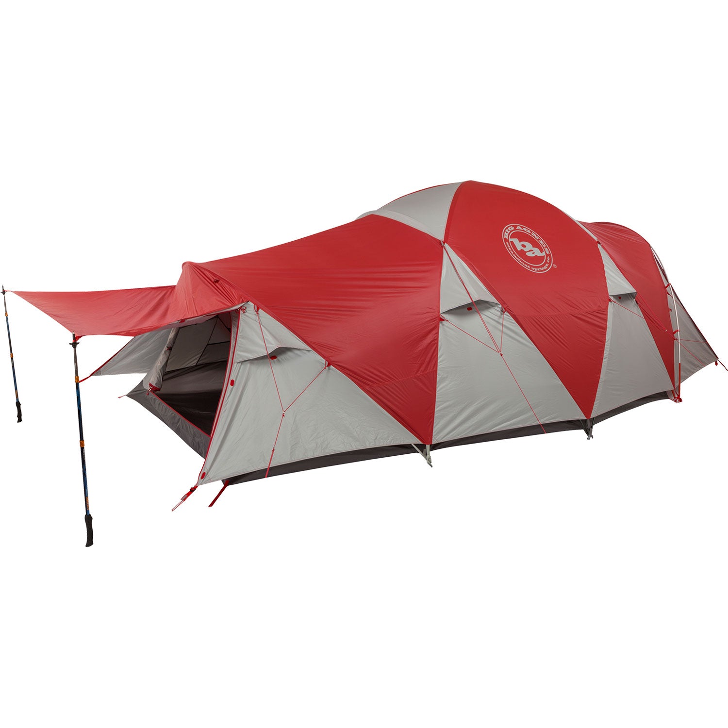 Big Agnes Mad House 6 Person Mountaineering Tent - Lightweight Waterproof Camping Tent for Family & Group Outdoor Adventures (Backpacking, Hiking, Mountaineering)