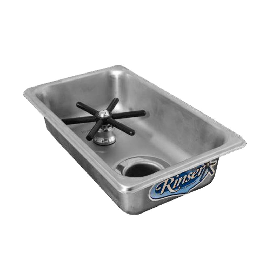 Krome Premium Flush Mount Rinser - Large Commercial Grade Stainless Steel Sink Sprayer for Kitchen, Bar & Restaurant Use