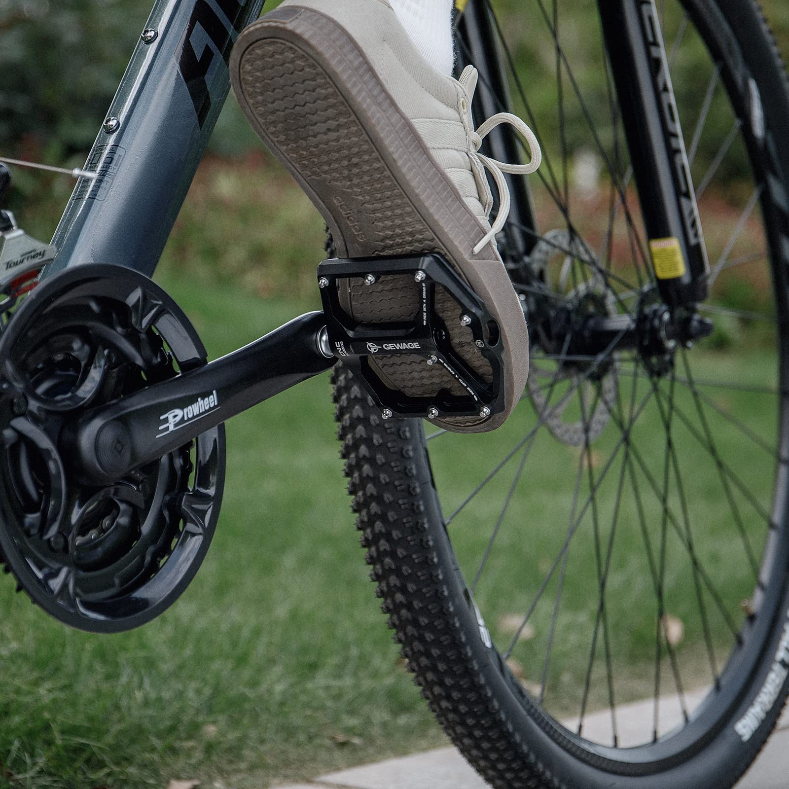 GEWAGE Road/Mountain Bike Pedals - CNC Machined 9/16