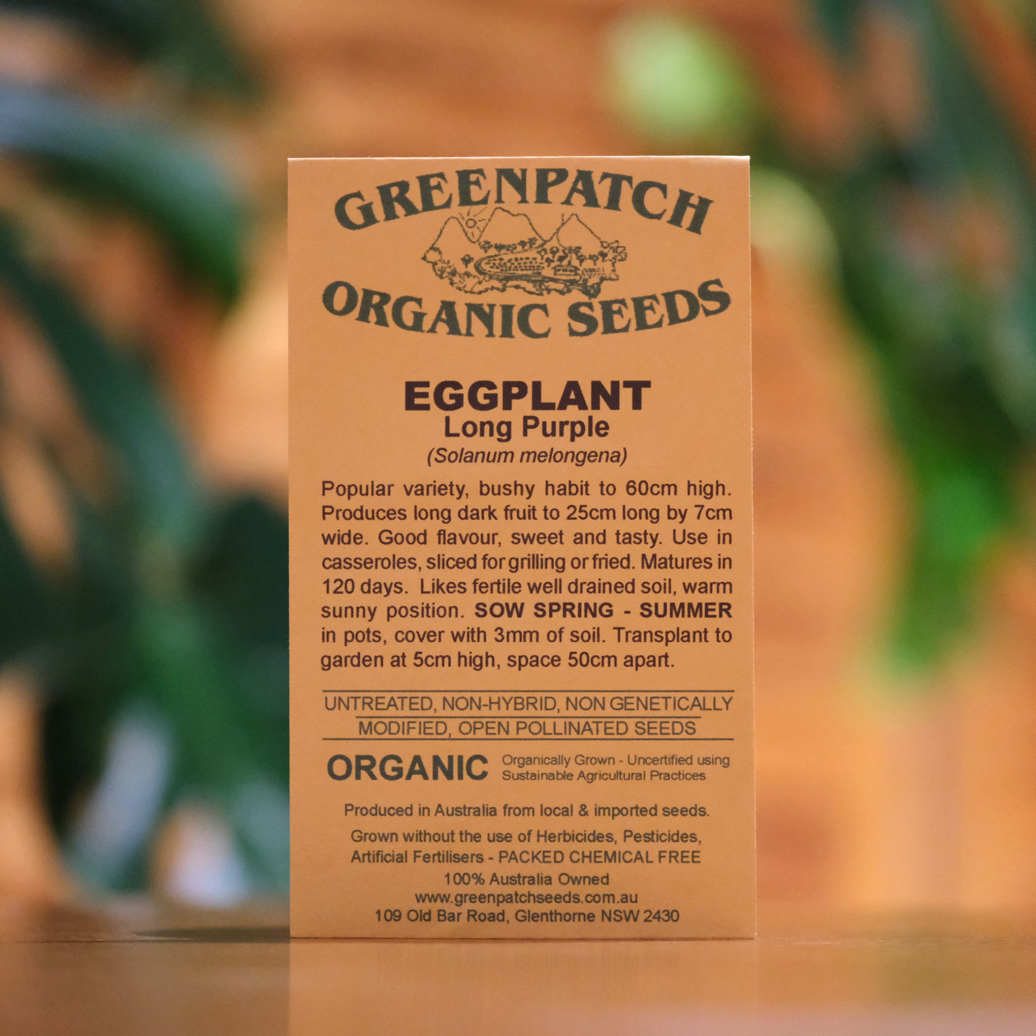 Long Purple Eggplant Seeds for Planting - Non-GMO, Heirloom Variety - Perfect for Home Gardens, Containers & Urban Farming