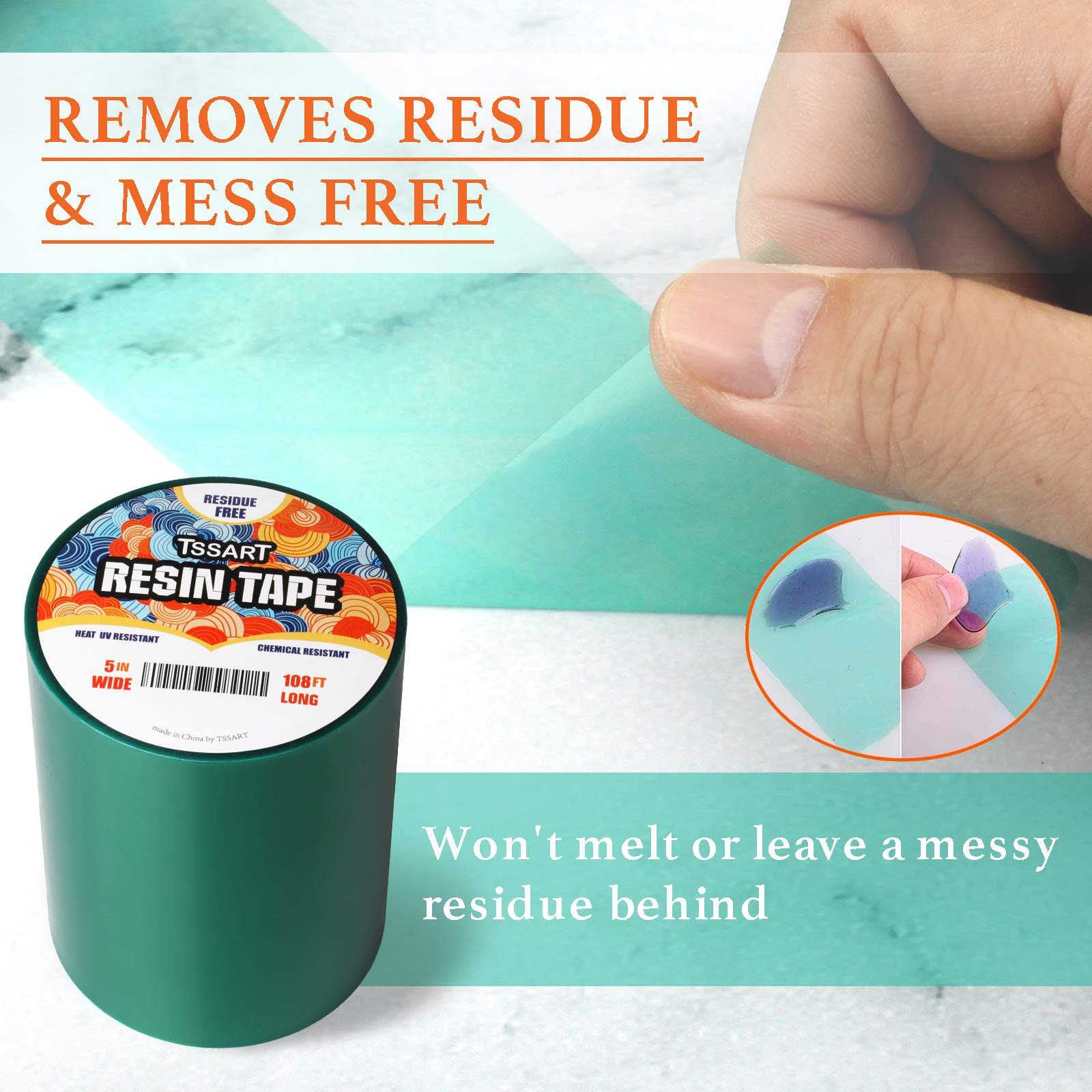High-Temp Resistant Silicone Adhesive Tape for Epoxy Resin Molding - 5