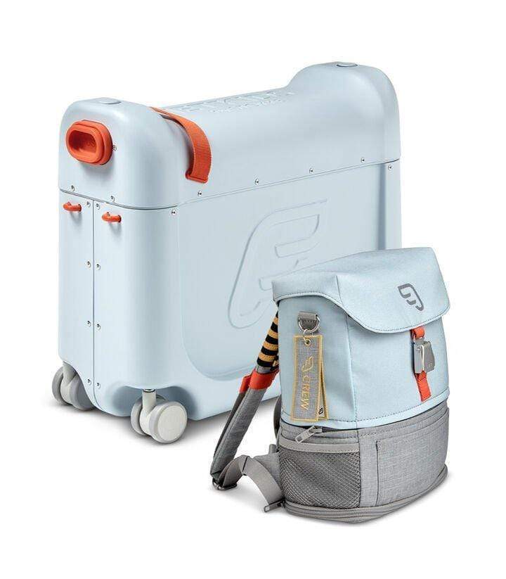 Stokke by JetKids BedBox & Crew Backpack Travel Bundle - Kids In-Flight Sleep Solution for Airplane Travel with Storage & Comfort