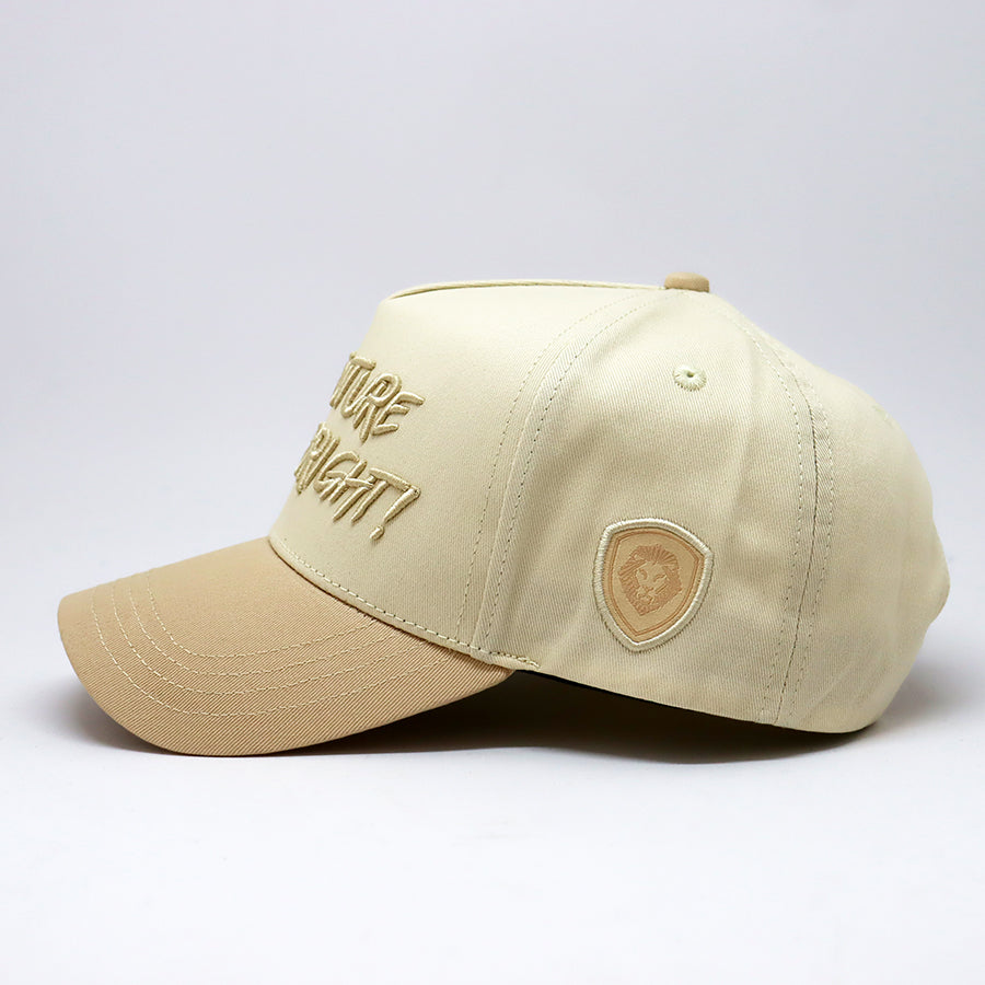 Stylish Beige Snapback Hat for Men & Women - Trendy Adjustable Baseball Cap for Outdoor Sports & Casual Wear