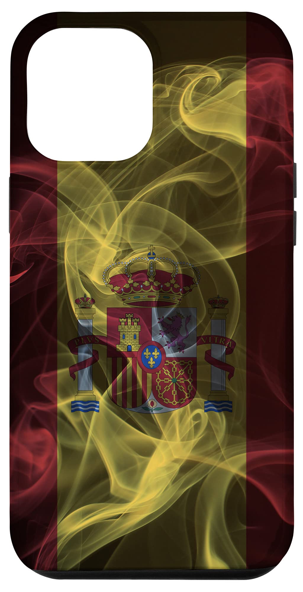 iPhone 12 Pro Max Case - Smoky Spain Flag Design, Premium Protective Cover for Spanish Pride | Perfect for Travel, Gifts & National Celebrations