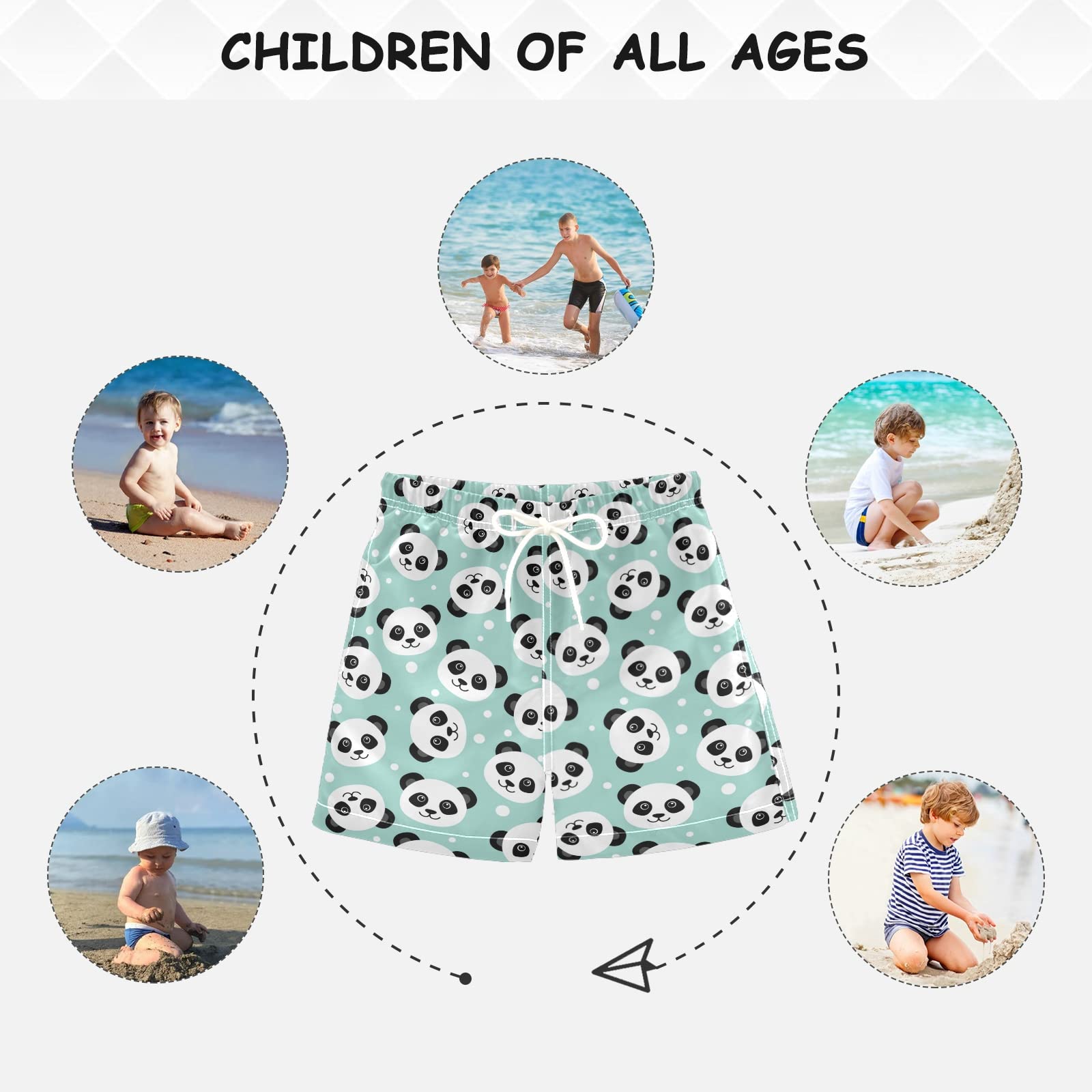 **Boys Swim Trunks for Kids 2-14 Years - Quick Dry Swim Shorts, UPF 50+ Sun Protection, Beach & Pool Swimwear for Toddler to Teen - Perfect for Swimming, Surfing, and Summer Vacations**