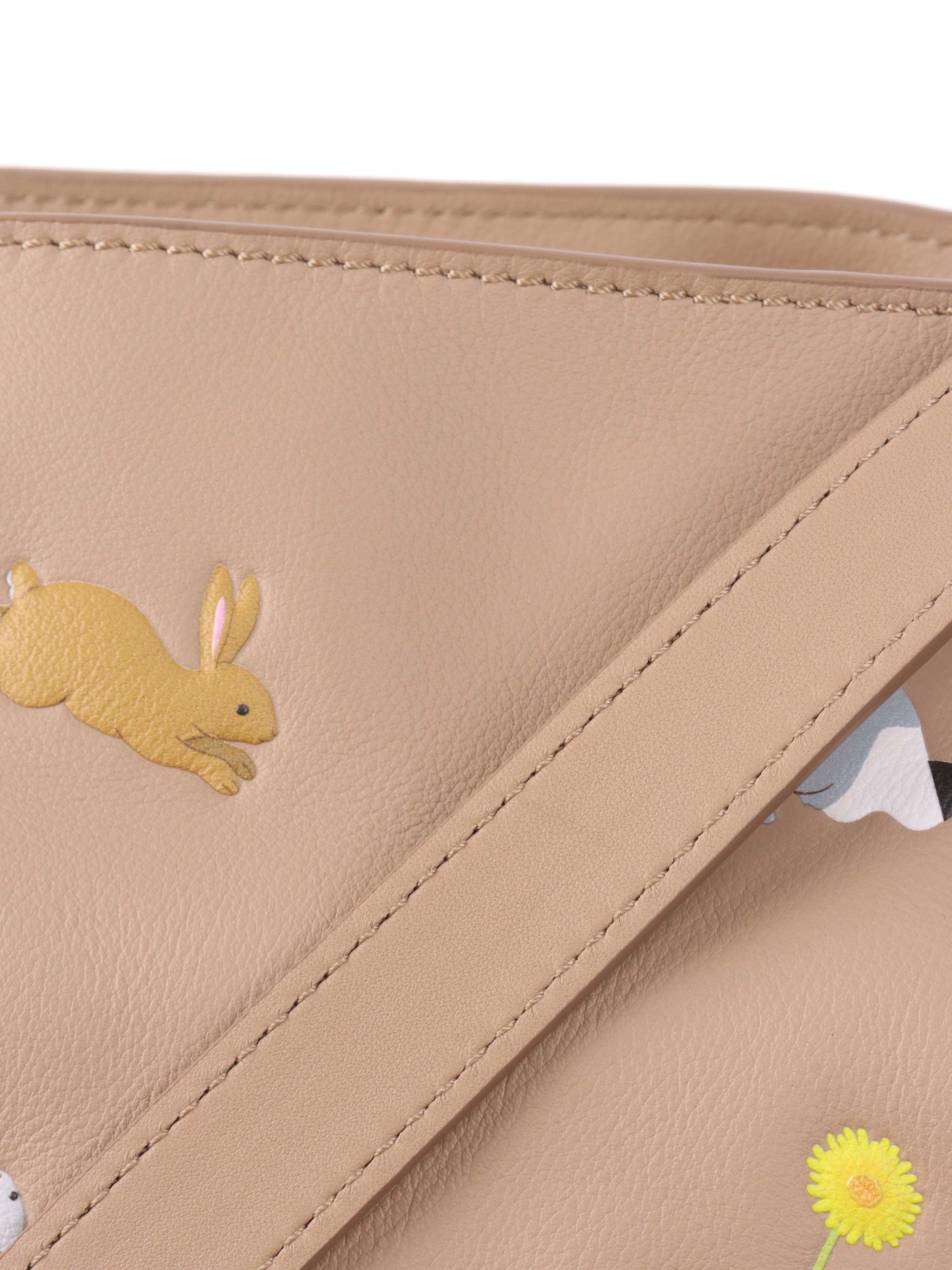 Loewe X Suna Fujita Bunny Flamenco Bag - Cute Rabbit Crossbody Purse for Women, Fashionable Mini Shoulder Bag - Perfect for Date Night, Travel & Everyday Use