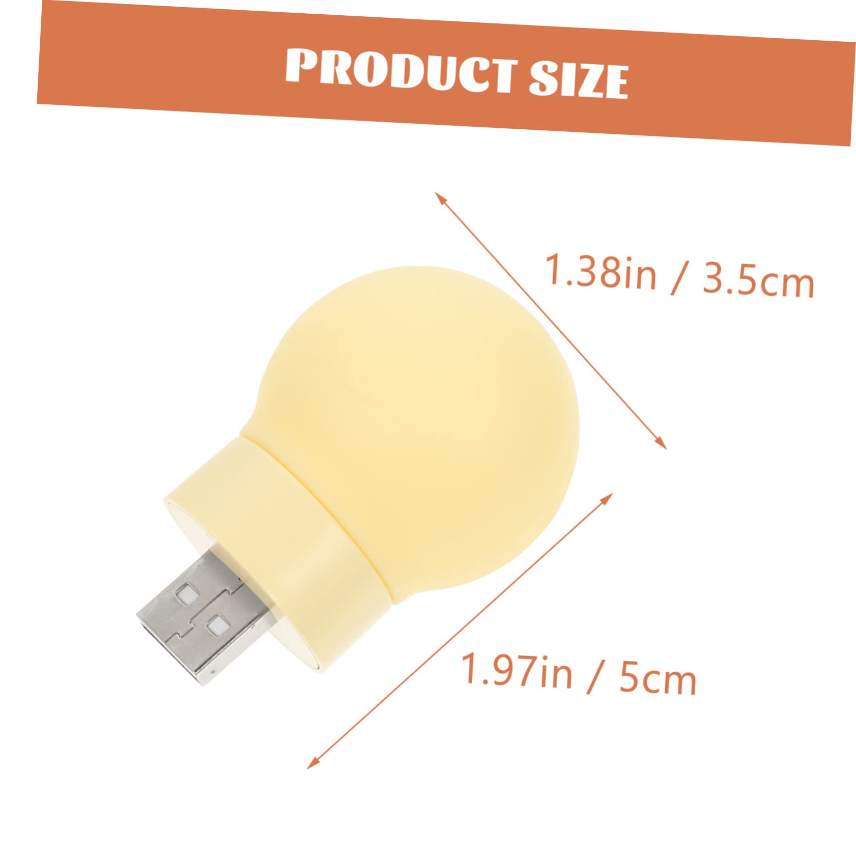 **Garneck LED Night Light for Kids - Round USB-Powered Atmosphere Lamp for Bedroom Decor, Nursery, and Relaxation**