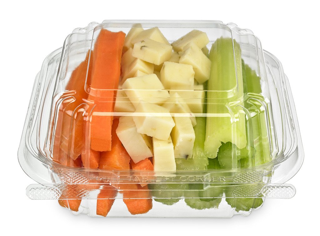 272 Pack Clear Plastic Square Food Storage Containers with Safe-T-Guard Tear Strip Lock Lids (5.8 x 5.7 x 2.4 Inches) - BPA Free Meal Prep Containers for Office Lunch, Picnics & Leftovers by Inline Plastics Corporation
