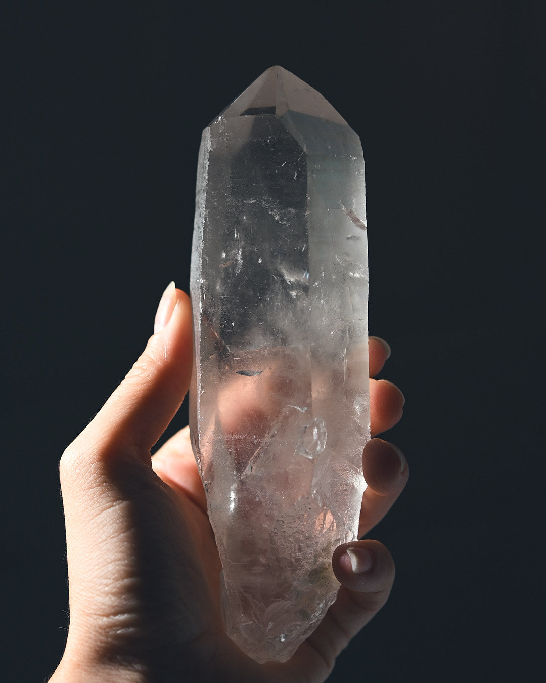 6 Inch Clear Quartz Healing Wand - Natural Crystal for Meditation, Reiki, Energy Cleansing & Spiritual Growth | Perfect for Yoga, Chakra Balancing & Home Decor