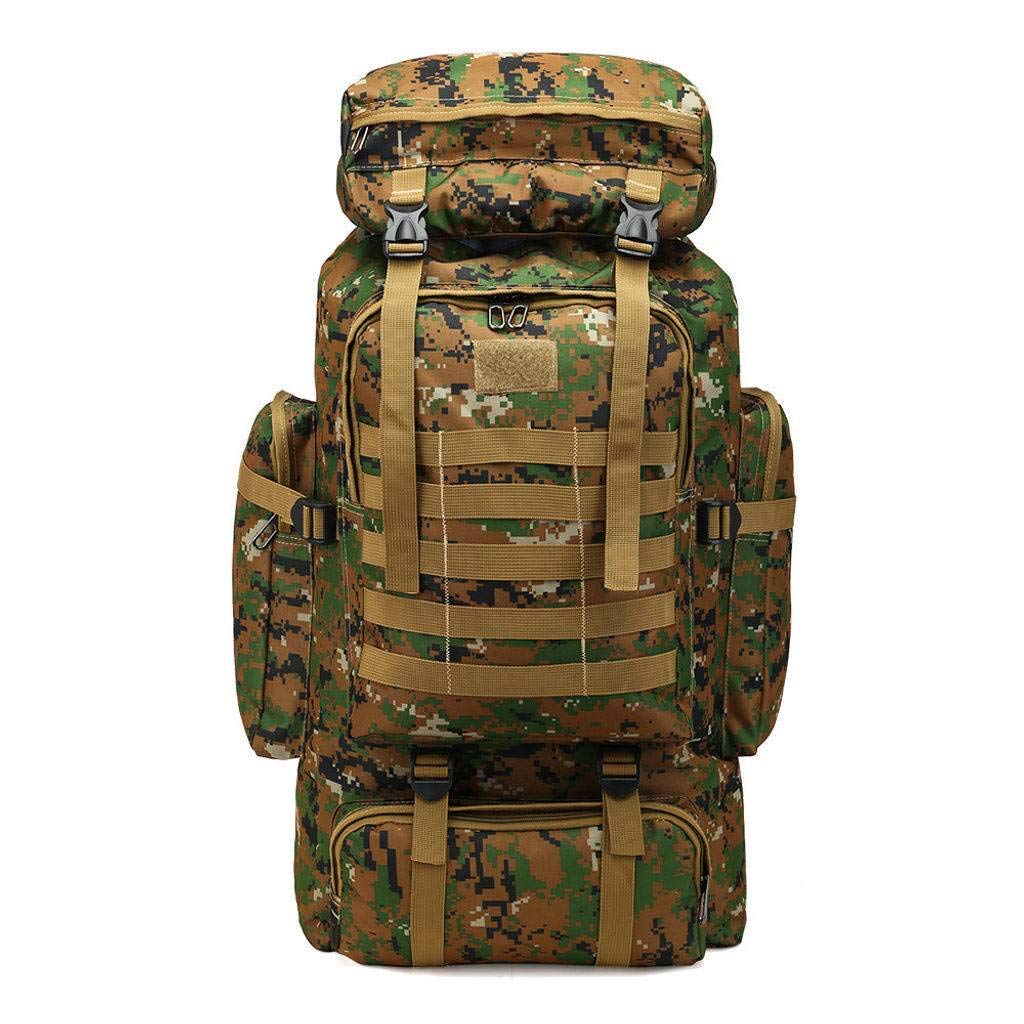 80L Military Tactical Hiking Backpack - Waterproof Foldable High Capacity Rucksack for Outdoor Camping, Hiking, Travel & Survival Gear | Durable Multi-Purpose Backpack for Men & Women