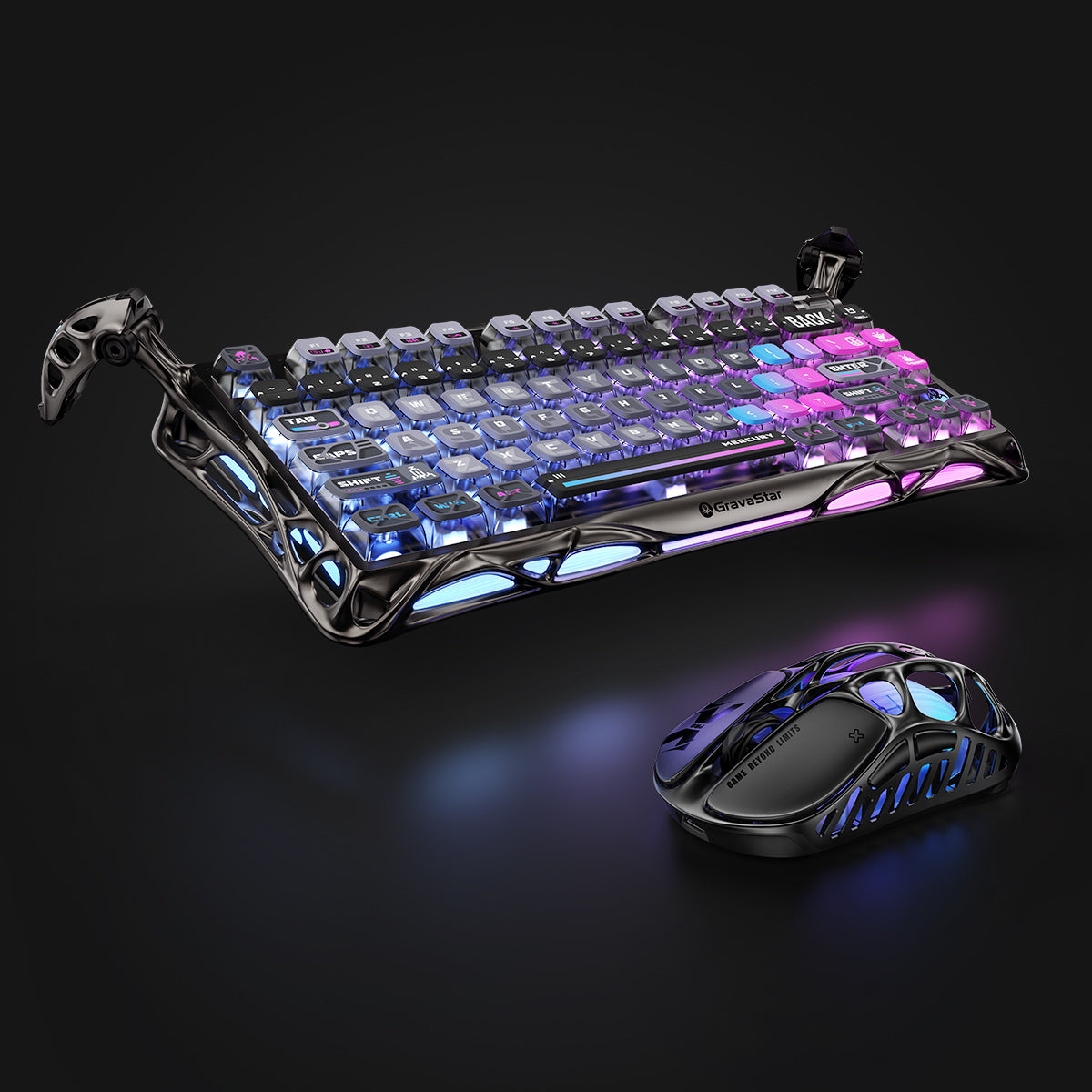 GravaStar Ultimate Gaming Set - High-Performance Cyberpunk Gaming Gear for PC & Console Gamers | Perfect for Competitive Gaming, Streaming & Esports Tournaments
