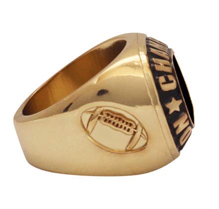 Fantasy Football Champion Ring - Crown Awards Custom Size 7 Prime Football Trophy Ring - Perfect for Fantasy League Winners, Sports Awards & Championship Celebrations