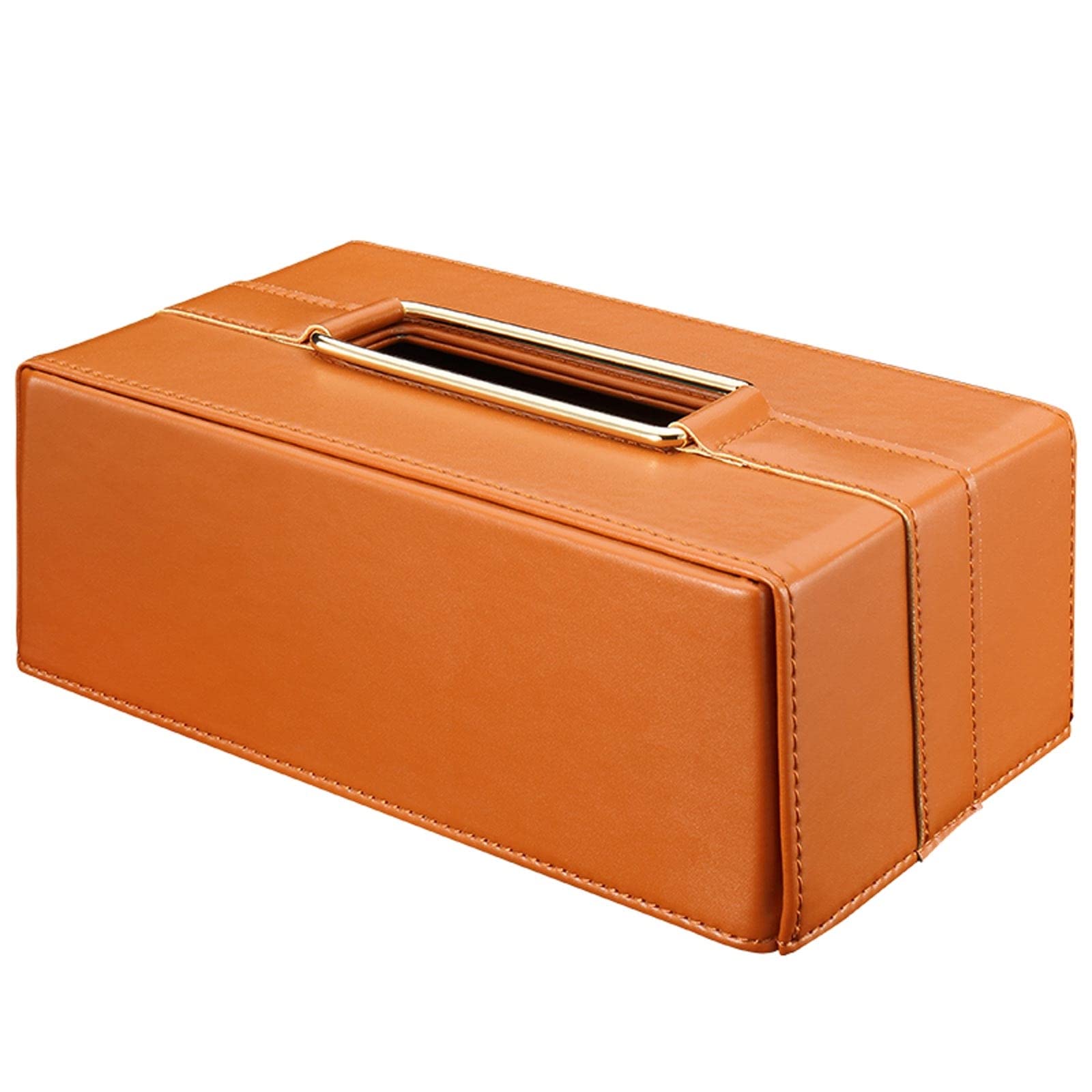 Premium Leather Tissue Box Holder - Elegant Home & Office Decor for Bathroom, Bedroom, Living Room, Dorm, Hotel & Dining Table | Multipurpose Tissue Storage Case (Color: A) - Perfect for Daily Use & Gift Giving
