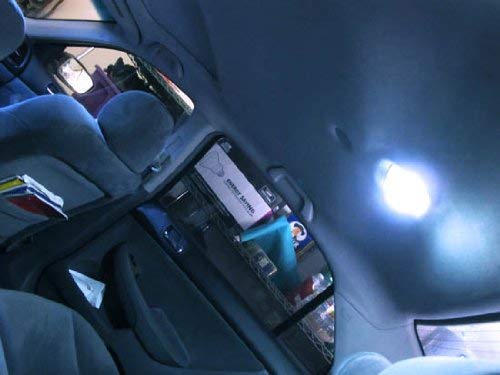iJDMTOY Ultra Bright Xenon White LED Panel Lights - 3 PCS 57-SMD Interior Lights Kit for Honda Accord, Civic, CR-V, Insight & Acura TSX | Perfect for Night Driving & Car Interior Upgrade