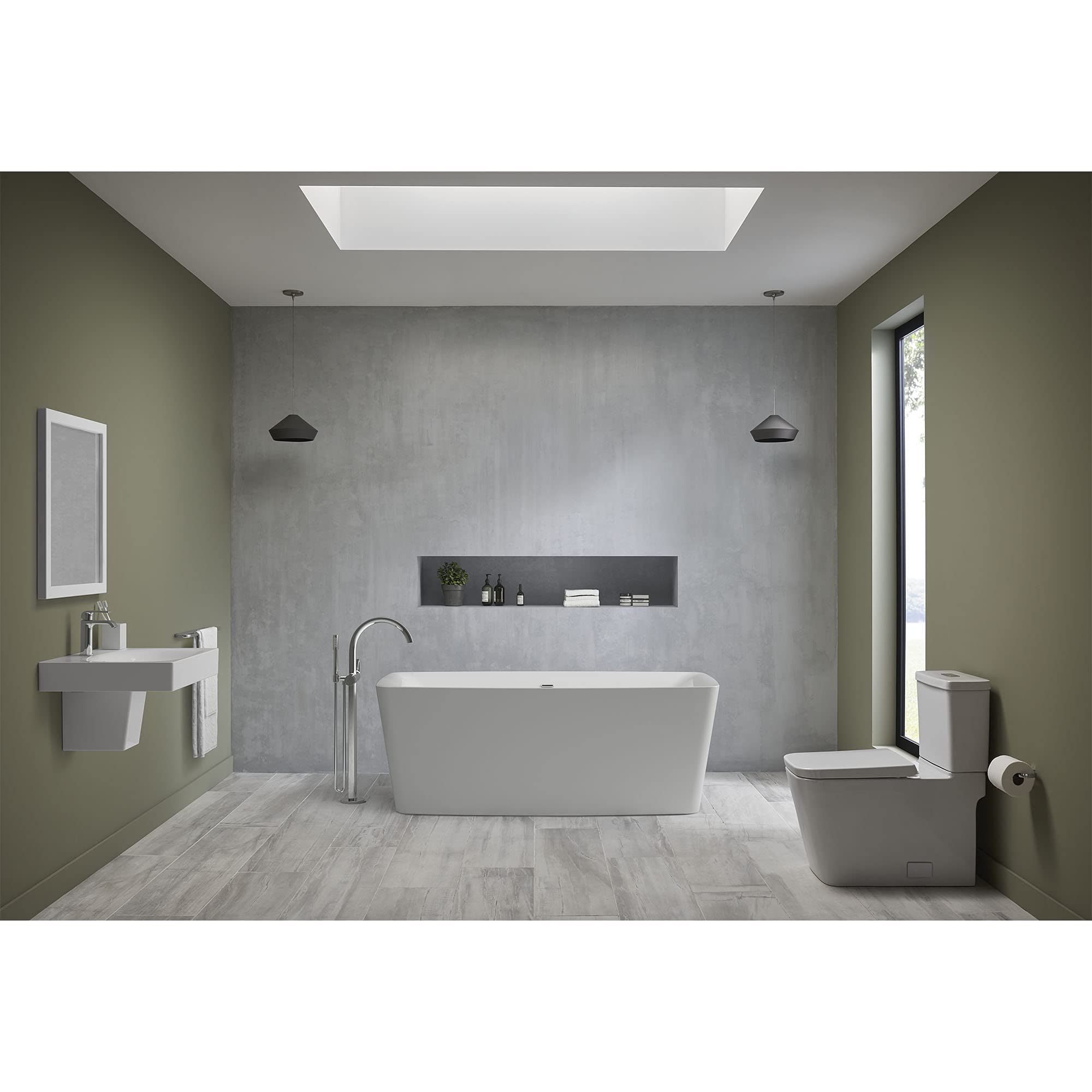 GROHE 39655000 Eurocube Bathroom Sink - Modern Square Ceramic Vessel Sink in Alpine White for Bathroom Vanity & Powder Room Upgrade