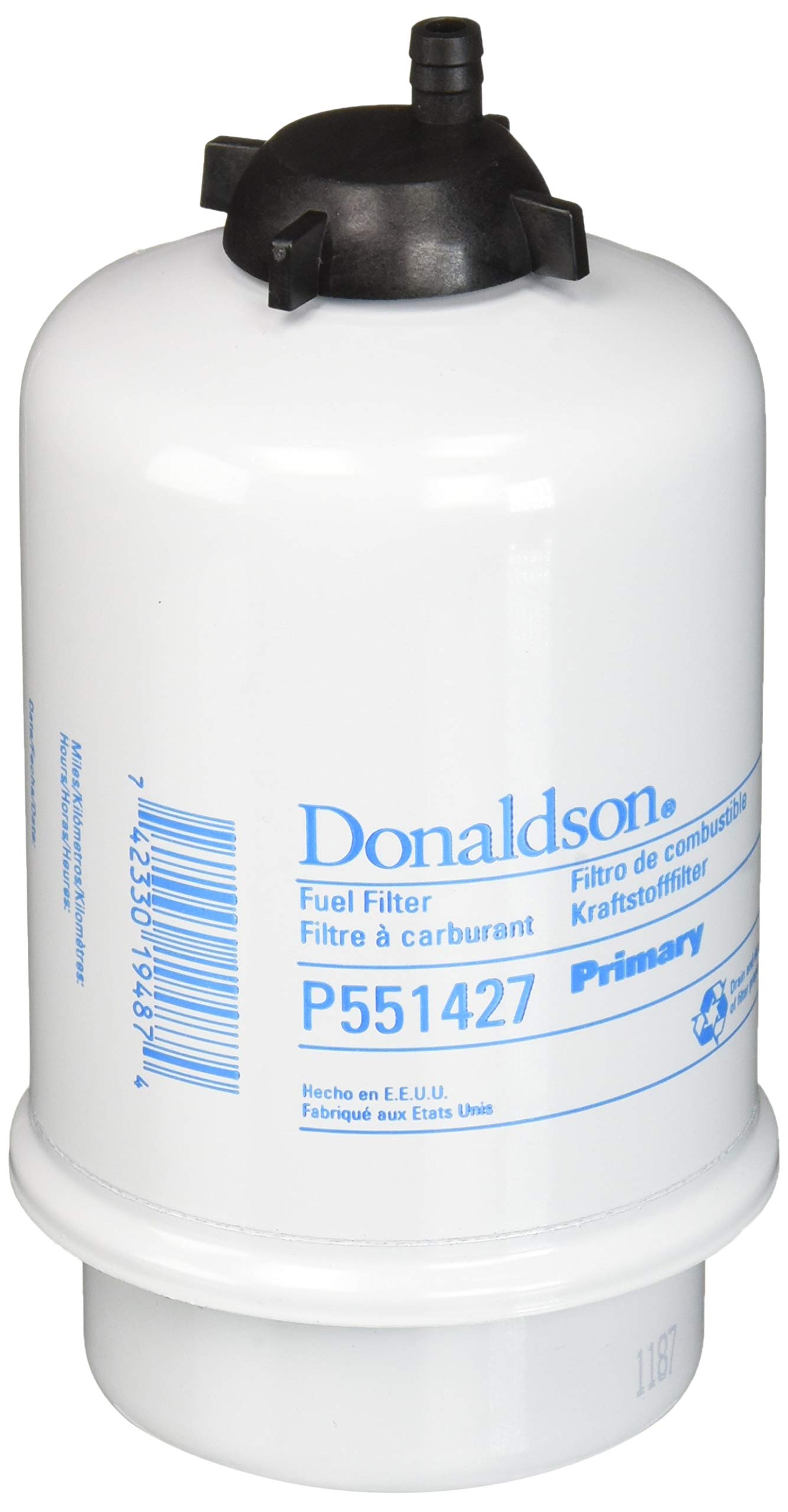 Donaldson P551427 Fuel Filter with Water Separator - Heavy Duty Cartridge Replacement for Trucks & Heavy Equipment - Ideal for Off-Road & Construction Site Use