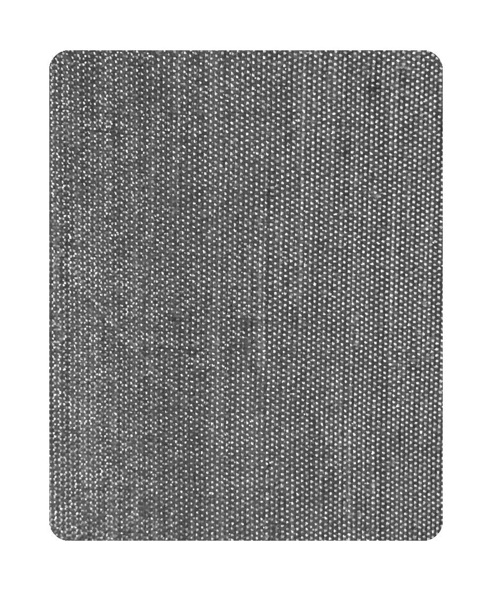 16W Modern Flush Mount Conversion Kit - Granite Gray Burlap Hardback Drum Lampshade for Ceiling Light Fixtures - Perfect for Living Room, Bedroom, or Hallway Lighting