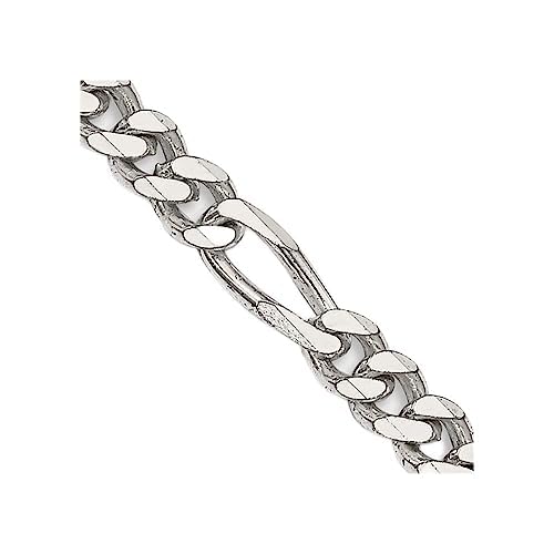 Sterling Silver 3.5mm Figaro Chain Necklace for Men & Women - Durable 925 Silver Jewelry Gift for Birthday, Anniversary & Valentine's Day - Perfect for Everyday Wear, Layering & Special Occasions