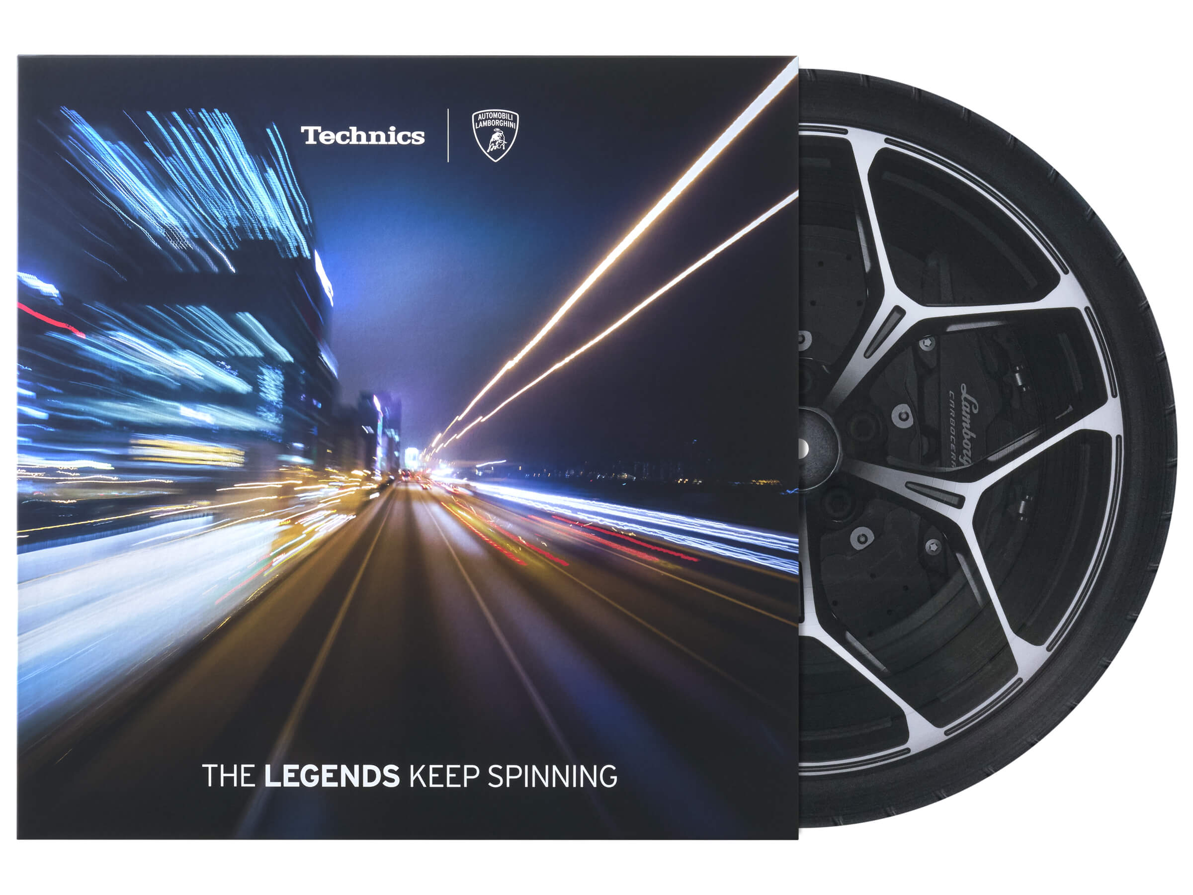 Technics SL-1200M7B Limited Edition Lamborghini Turntable - Professional DJ Vinyl Record Player with High-Torque Direct Drive - Perfect for Clubs, Home Studios & Audiophile Collections