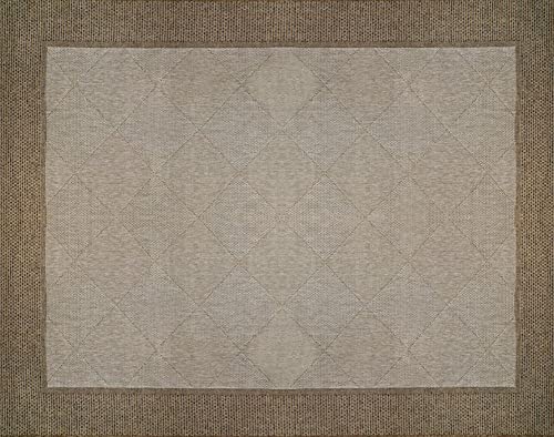 Diamond Cut Border Gold Beige Grain
