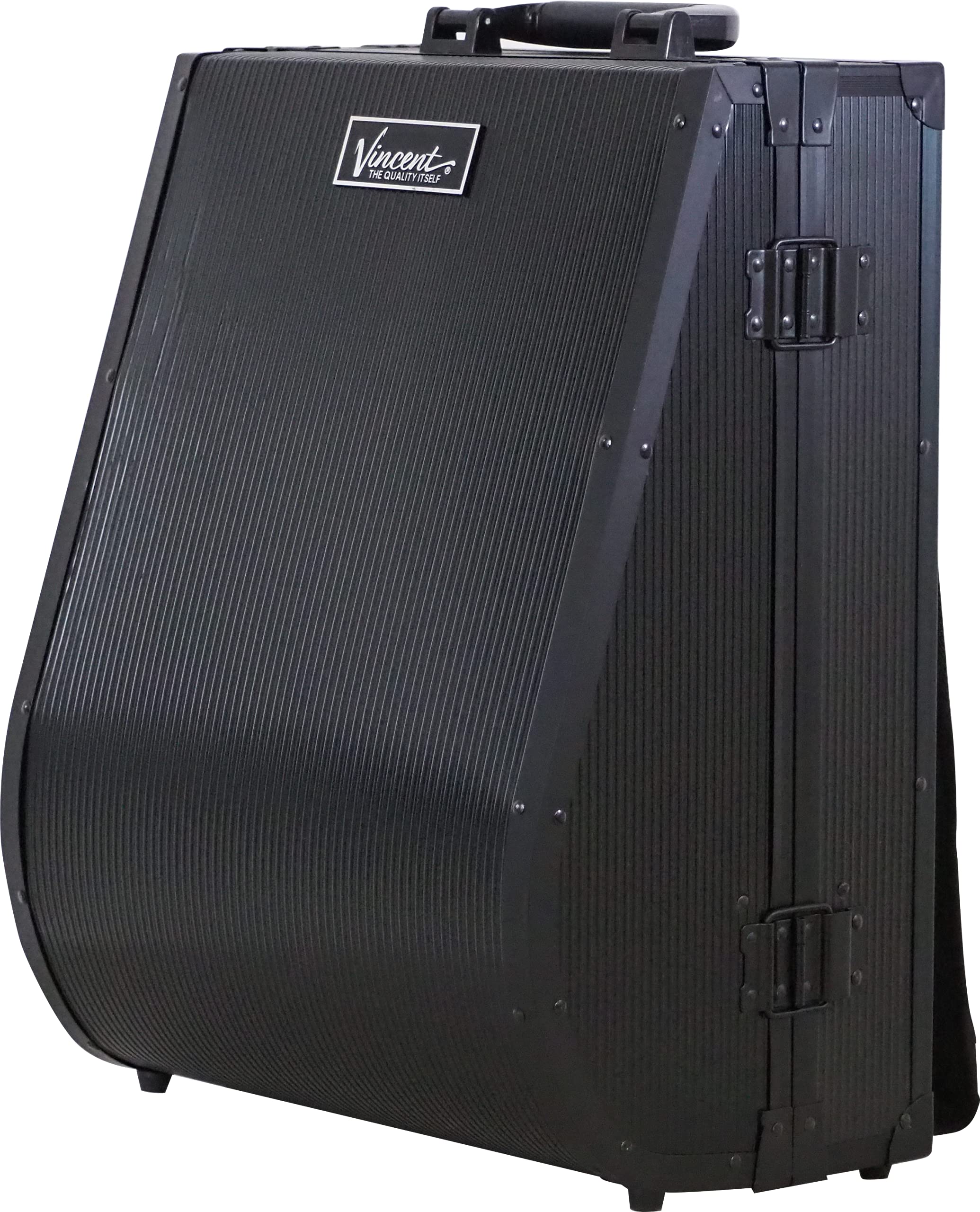 Vincent Hard Shell Backpack HSBP - Waterproof & Durable Laptop Backpack for Men & Women (Black Metal) - Perfect for Travel, Work & School