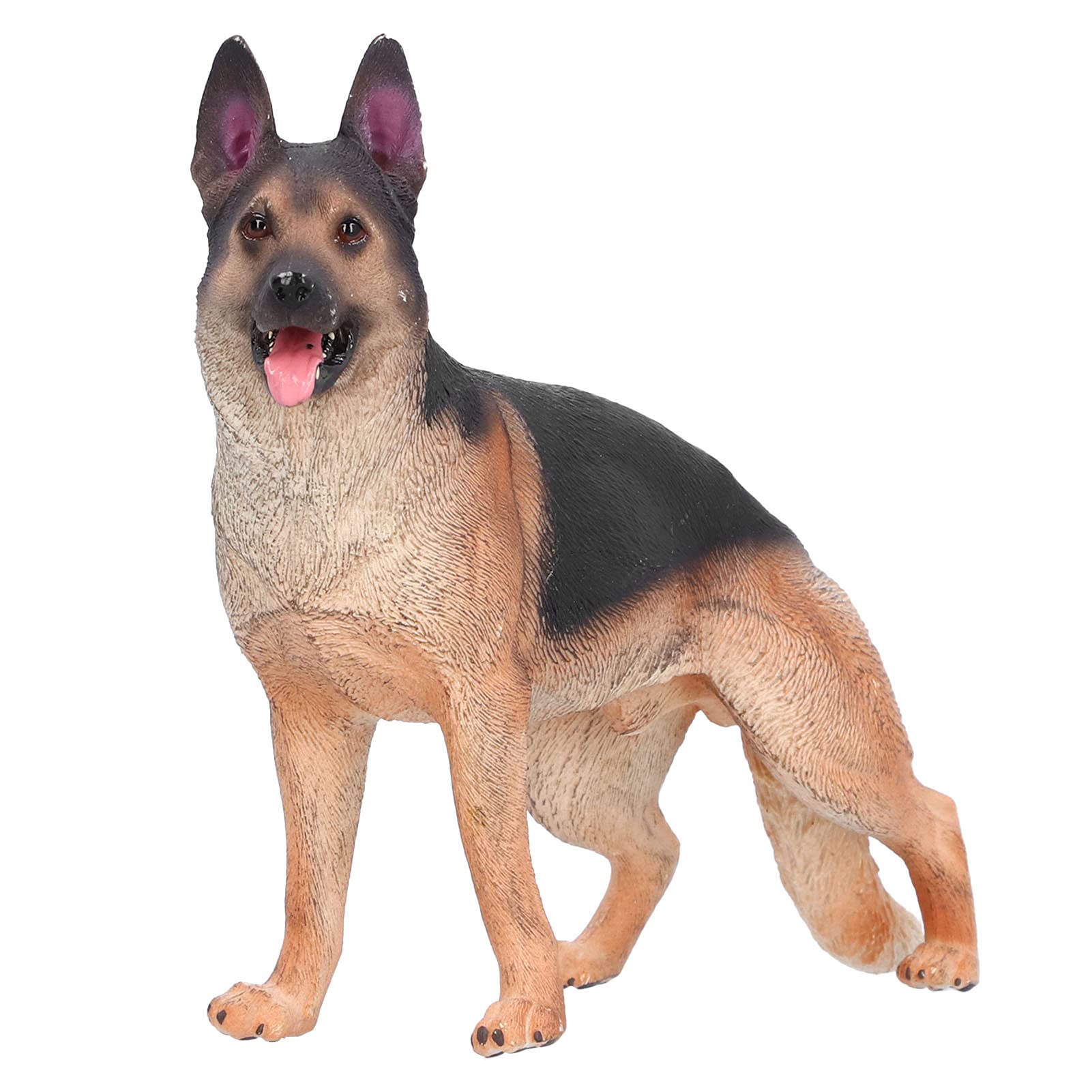 Realistic German Shepherd Dog Figurine - Highly Detailed Simulation Model Toy for Kids, Stimulates Imagination & Early Learning | Perfect for Educational Play, Collectors & Home Decor