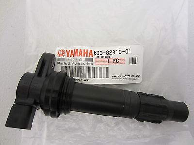 Yamaha 6B6-82310-00-00 & 6D3-82310-01-00 Genuine Ignition Coil Assembly - Compatible with Yamaha Outboard Motors - Perfect for Marine Engine Repair & Maintenance