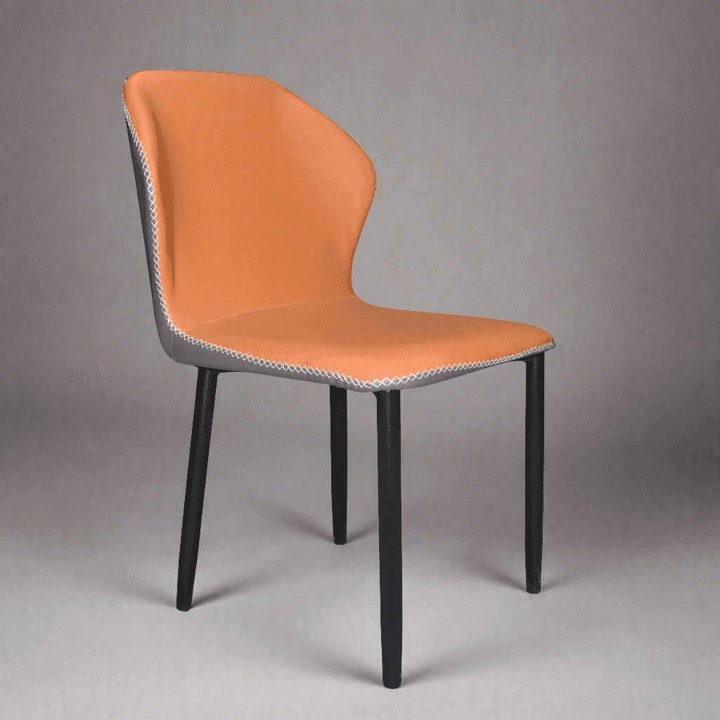 Melanie Dining Chair - Modern Upholstered Accent Chair for Kitchen, Dining Room & Office - Comfortable & Stylish Seating Solution for Home & Restaurant Use