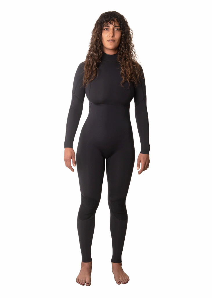 Women's 4/3mm Thermal Back Zip Wetsuit for Surfing, Diving & Cold Water Swimming - Neoprene Full Body Swimsuit with Warm Lining
