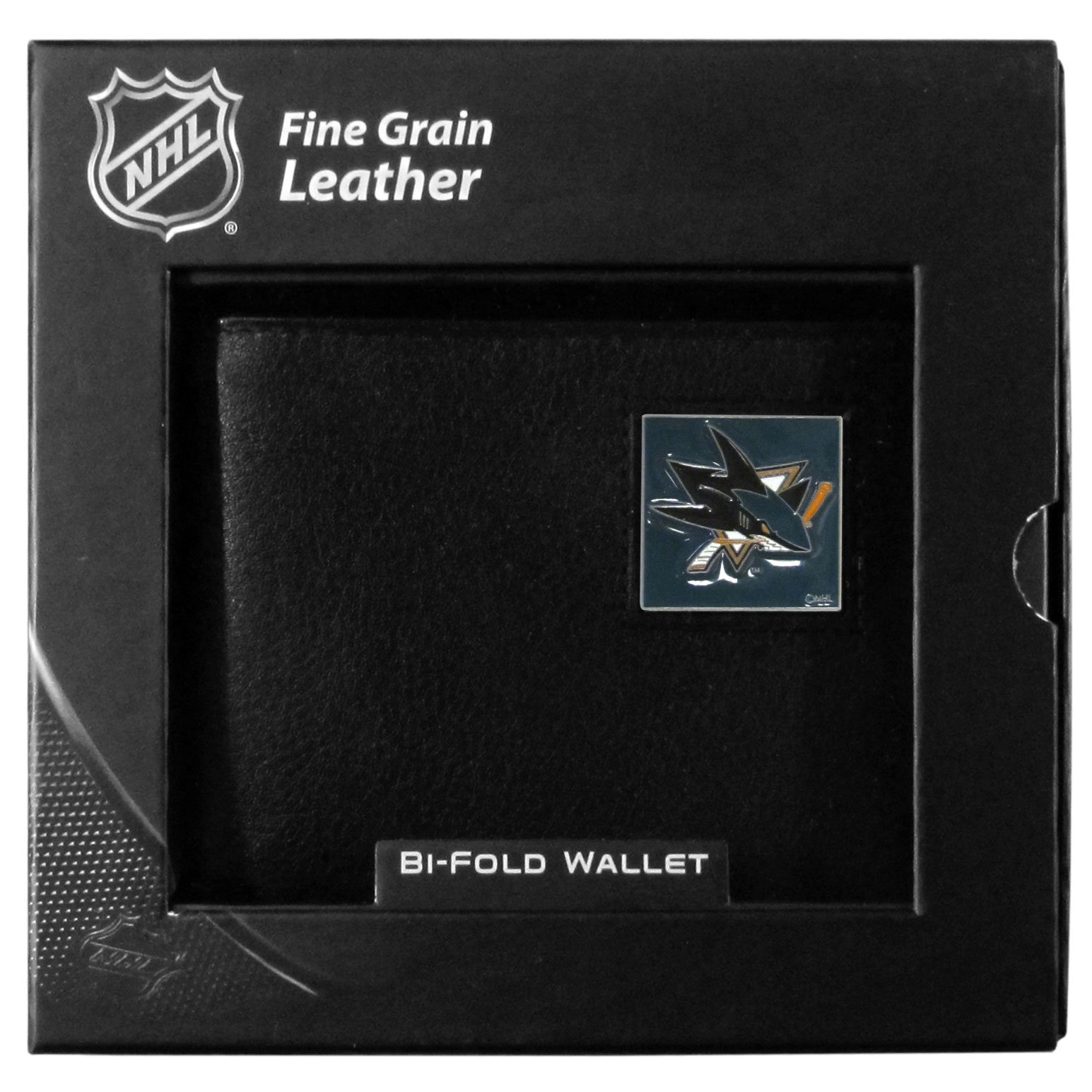 Premium NHL Licensed Leather Bi-Fold Wallet for Men - Genuine Leather Money Clip & Card Holder - Perfect Gift for Hockey Fans (Packaged in Elegant Gift Box) | Ideal for Everyday Use, Travel & Sports Events